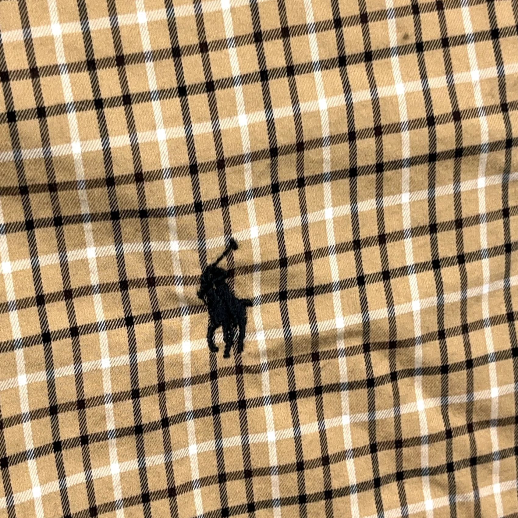 Polo Ralph Lauren Polo Ralph Lauren Men Large Brown Plaid Button Up Shirt Classic Fit Cotton Size US L / EU 52-54 / 3 - 3 Thumbnail