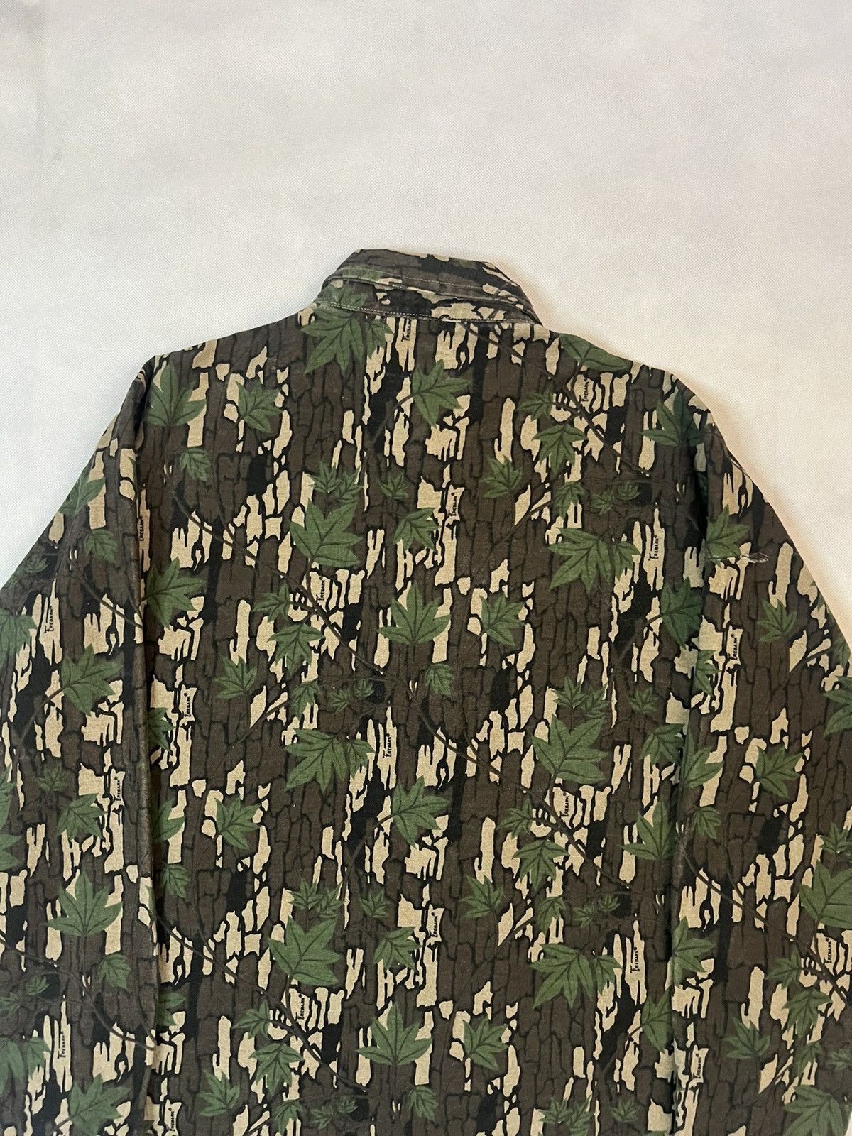 Vintage Vintage 90's Melton Deerskin Camo Hunting Shirt Size US M / EU 48-50 / 2 - 11 Thumbnail