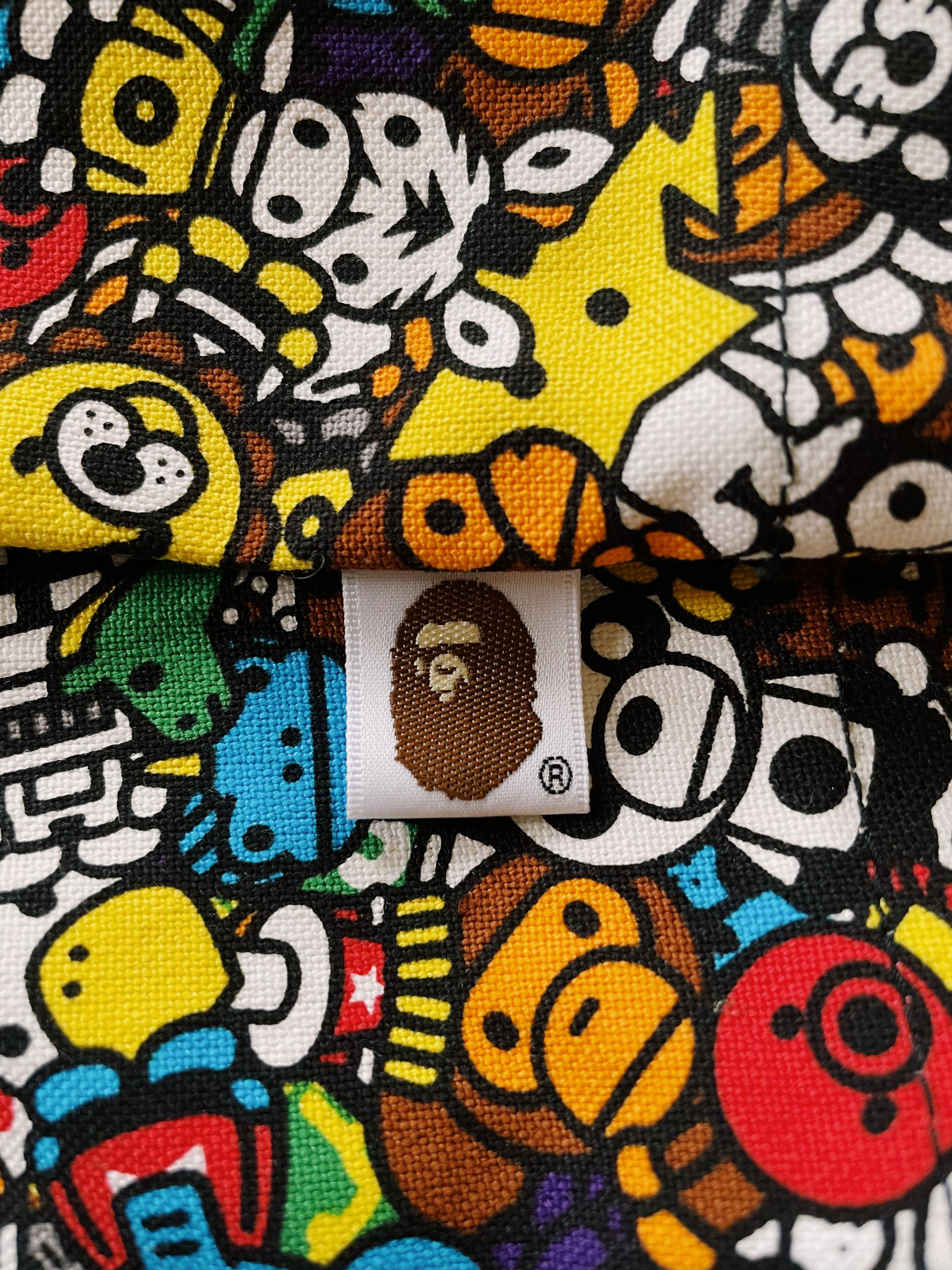 Bape Bape A Bathing Ape Baby Milo Animal Safari Tote Bag Multi Size ONE SIZE - 3 Thumbnail