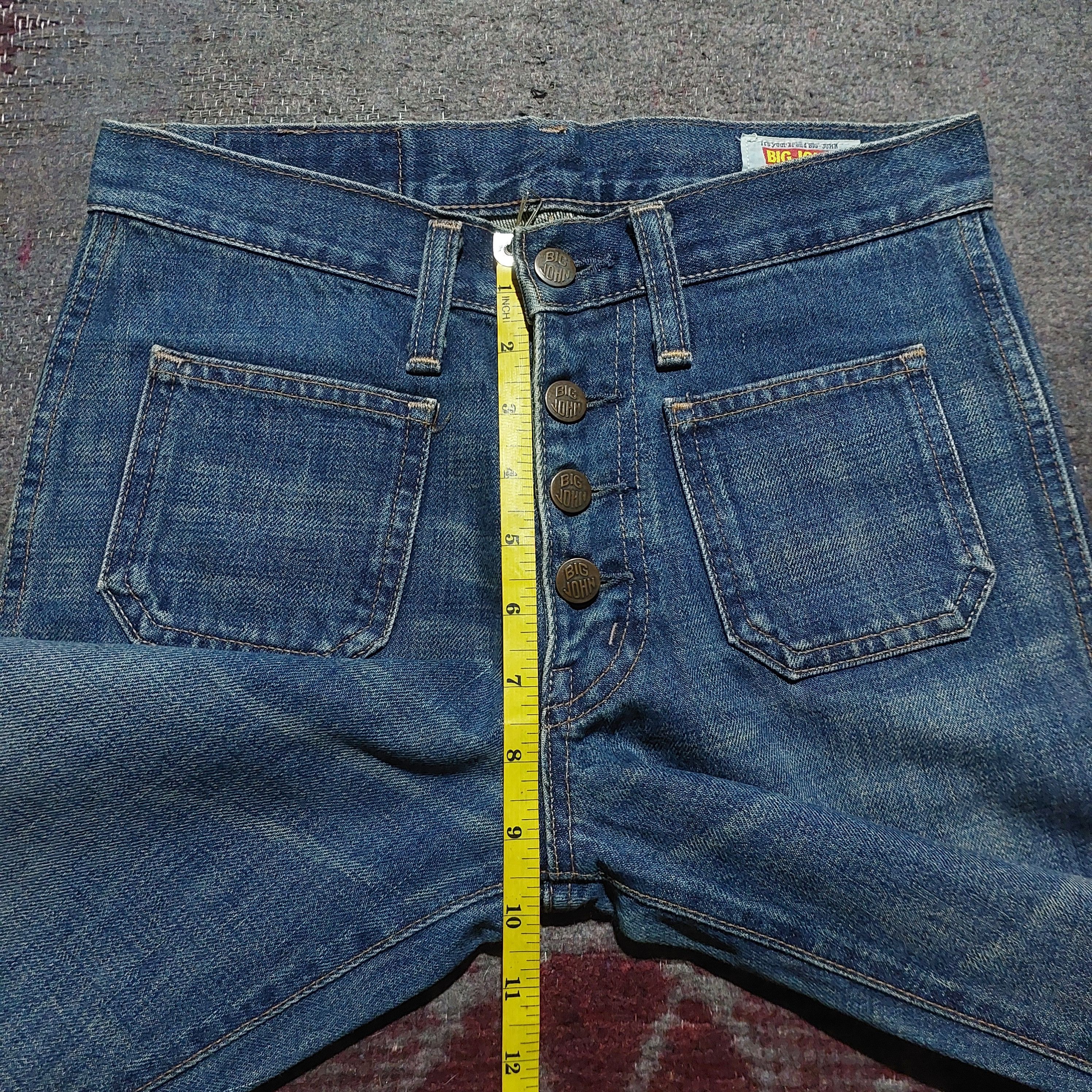 Big John Big John japan front pocket flared denim Size US 27 - 18 Thumbnail