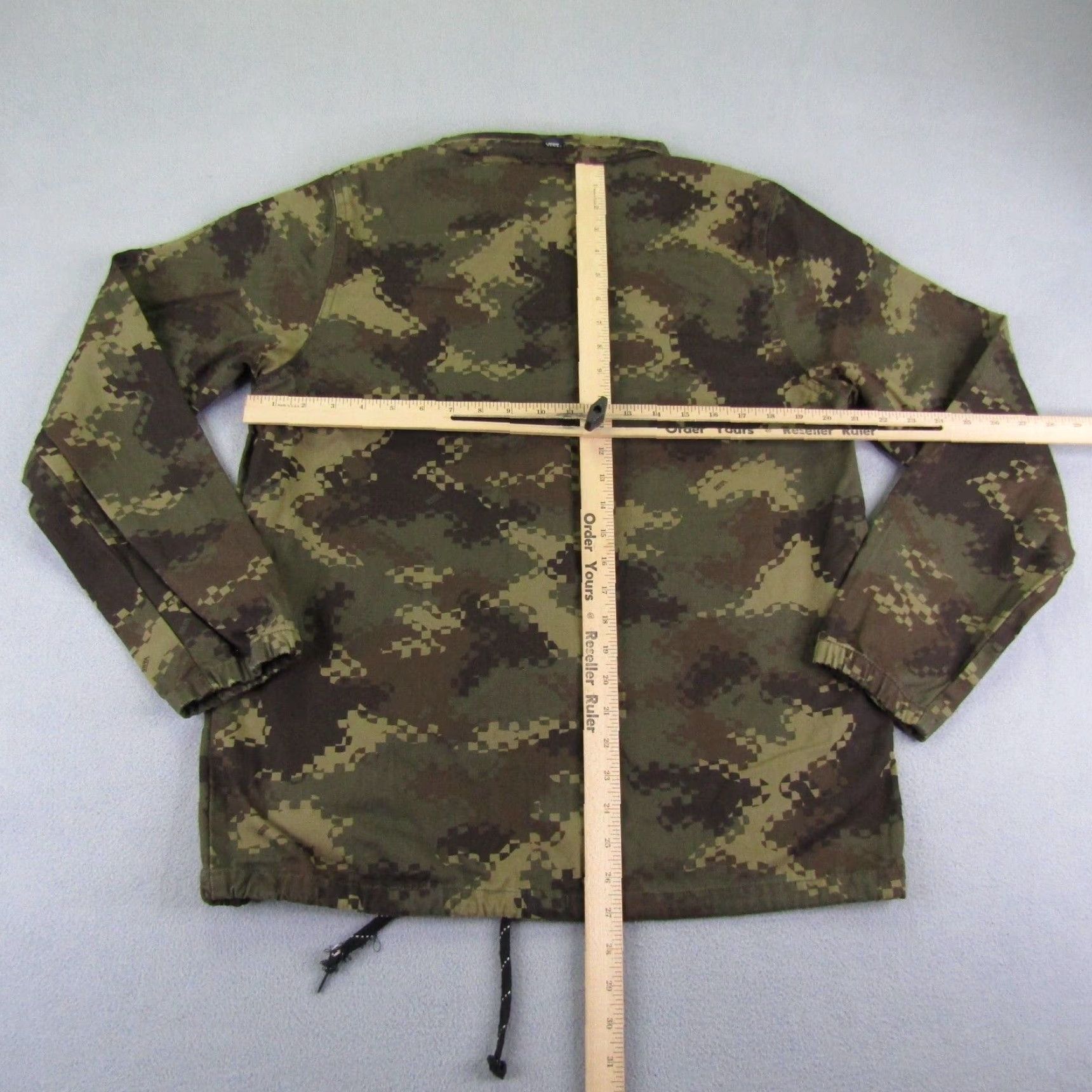 Vans VANS Men's Bomber Jacket Small Green Camouflage Canvas Skateboarding Outdoor Casual Size US S / EU 44-46 / 1 - 6 Thumbnail