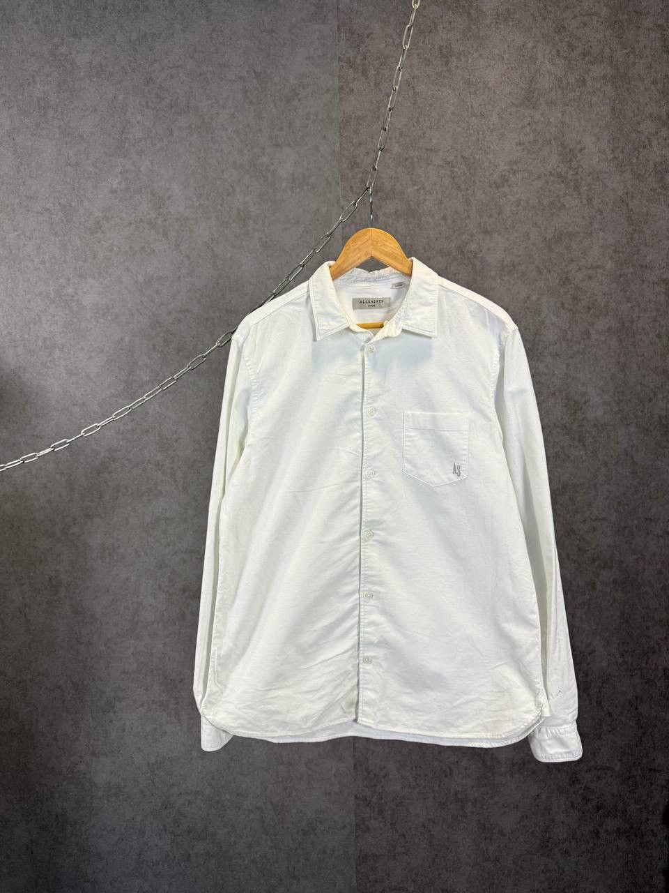 Allsaints Allsaints designer logo flannel shirt Size US L / EU 52-54 / 3 - 1 Thumbnail