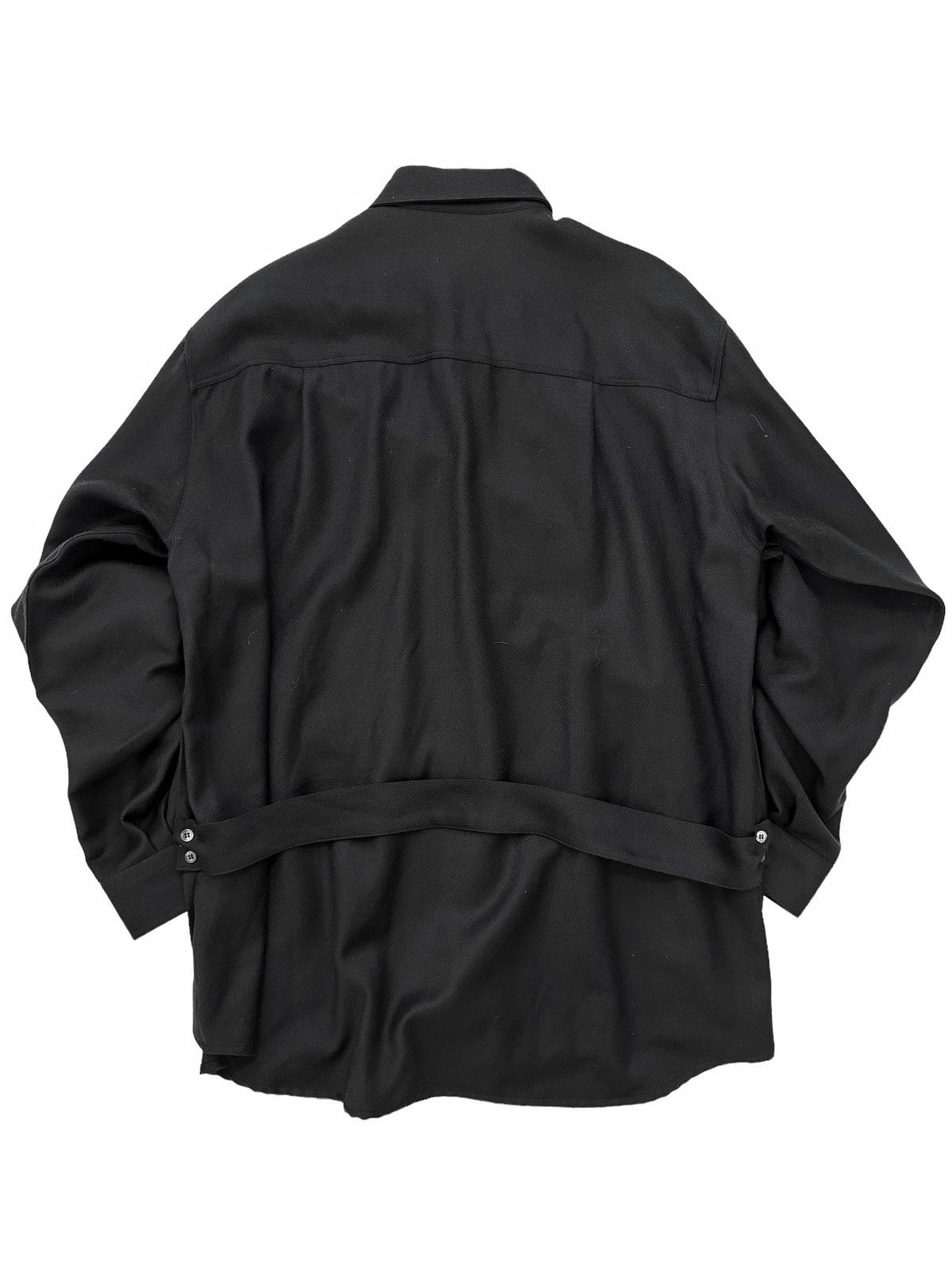 Raf Simons AW03 “Closer” Wool Bondage Strap Shirt Size US M / EU 48-50 / 2 - 6 Thumbnail