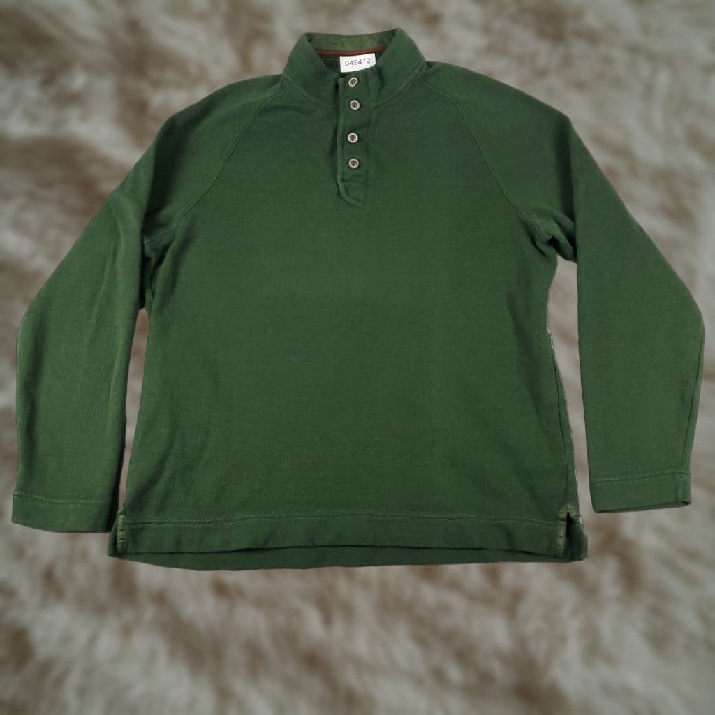 Tommy Bahama Tommy Bahama Green Mens Medium Crew Neck Pullover Sweater Cotton Casual Long Sleeve Size US M / EU 48-50 / 2 - 1 Thumbnail