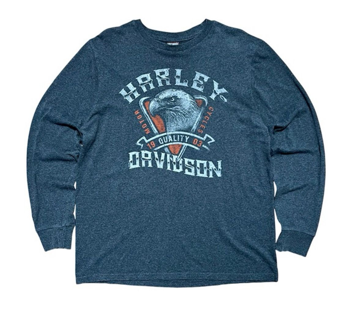 Harley Davidson Harley Davidson Freedom Eagle & Football Long Sleeve Shirt Size US XL / EU 56 / 4 - 1 Thumbnail