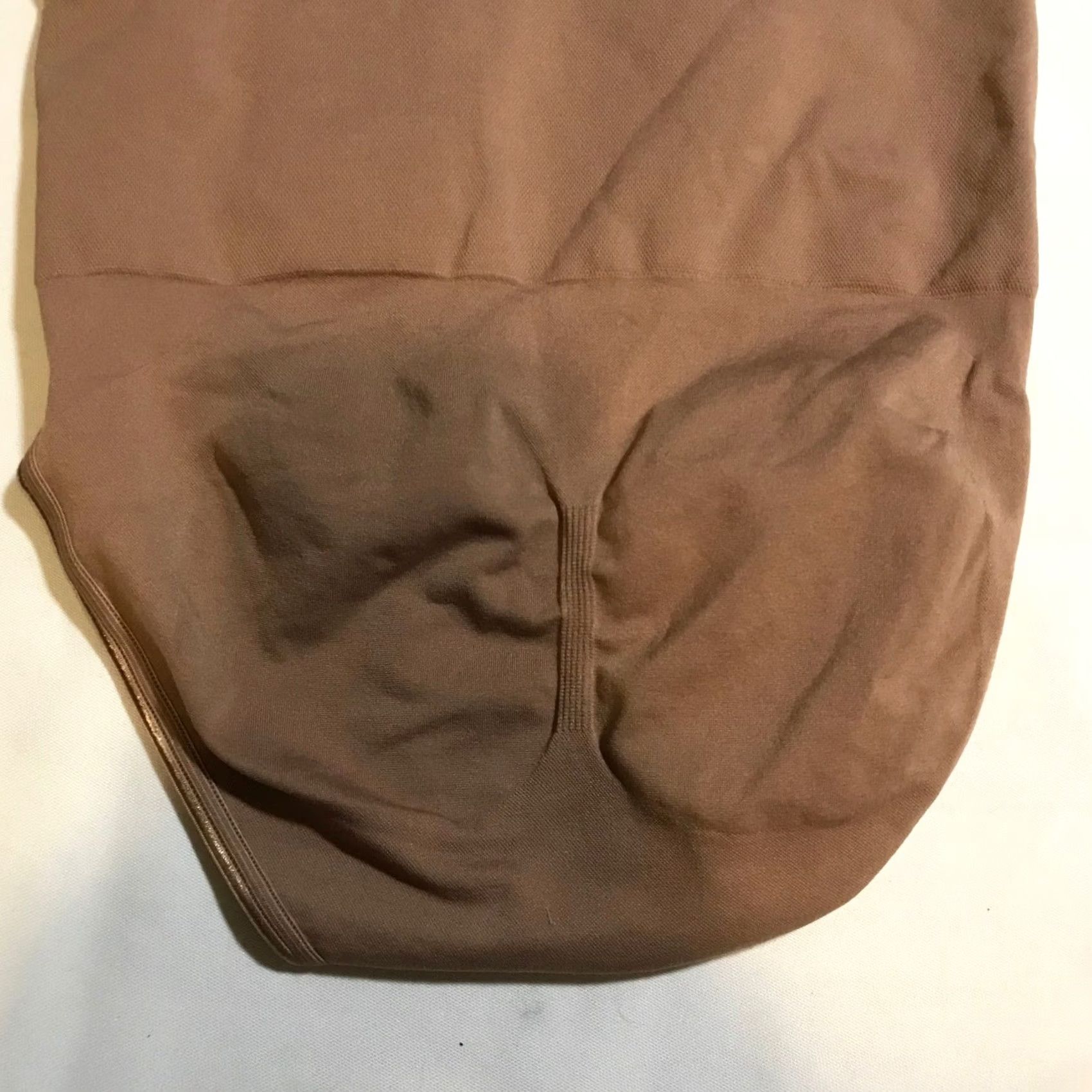 Spanx SPANX Assets Briefs M Beige High Waisted Tummy Tamer Nylon Cotton Blend Size ONE SIZE - 3 Thumbnail