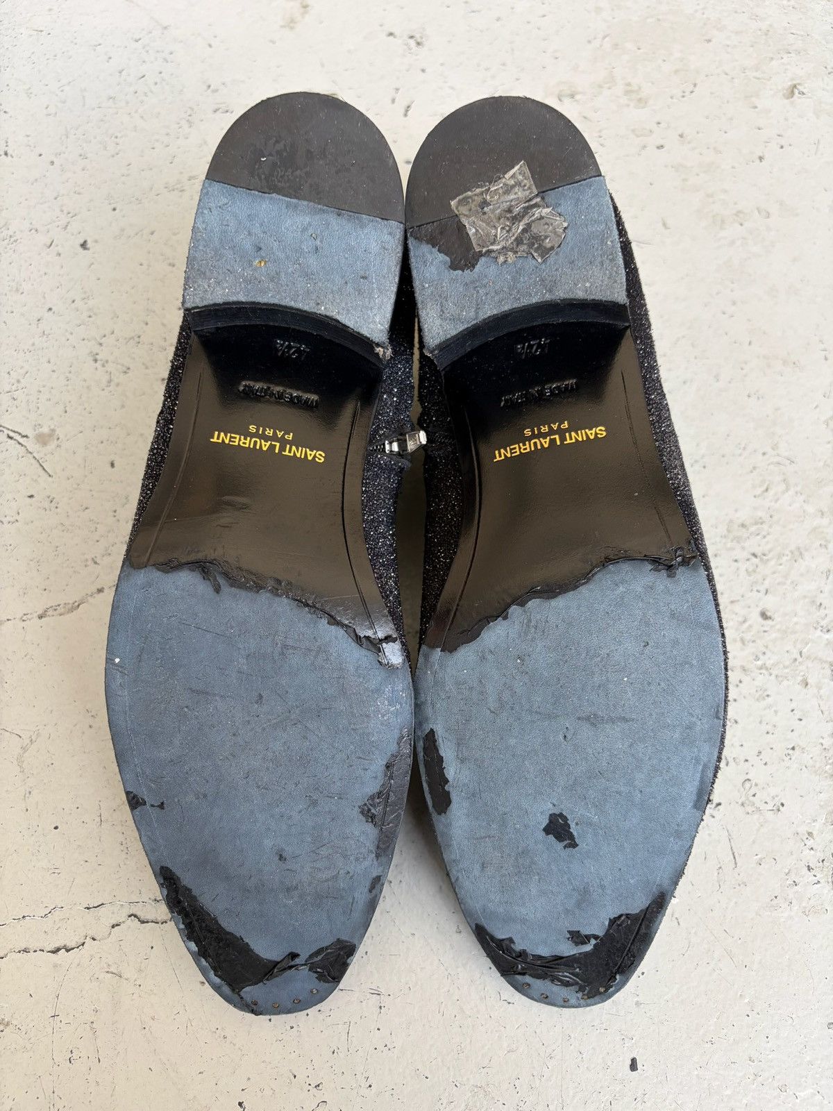 Saint Laurent Paris Saint Laurent Paris AW13 Black Glitter Ankle Boots Size US 9.5 / EU 42-43 - 7 Thumbnail