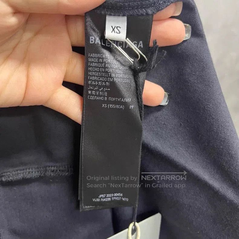 Balenciaga Balenciaga Black Logo Print Short Sleeve T-shirt. Size US XS / EU 42 / 0 - 4 Thumbnail