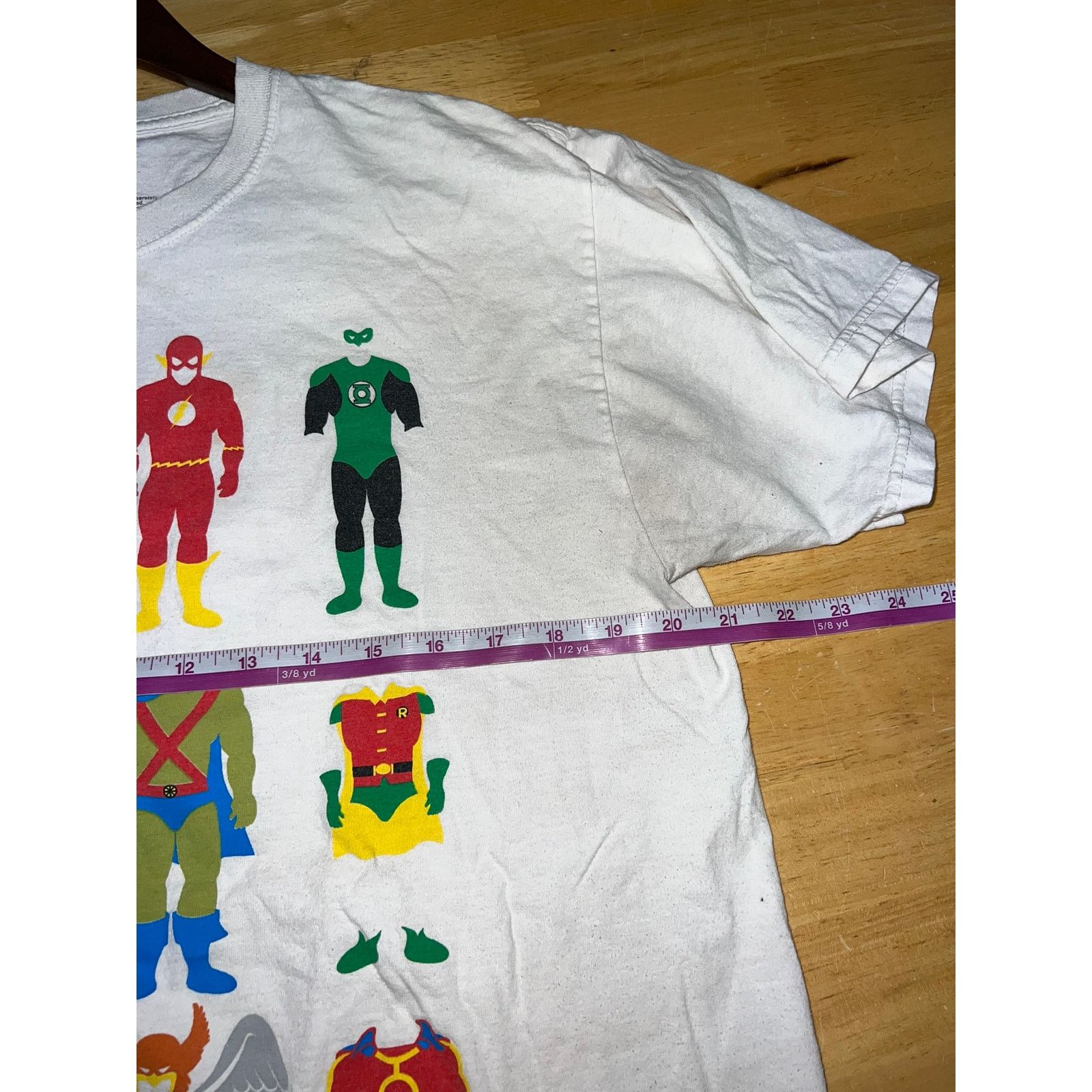 DC Comics DC Comics Superhero Shirt Super Hero White Tee Graphic Large Size US L / EU 52-54 / 3 - 8 Thumbnail