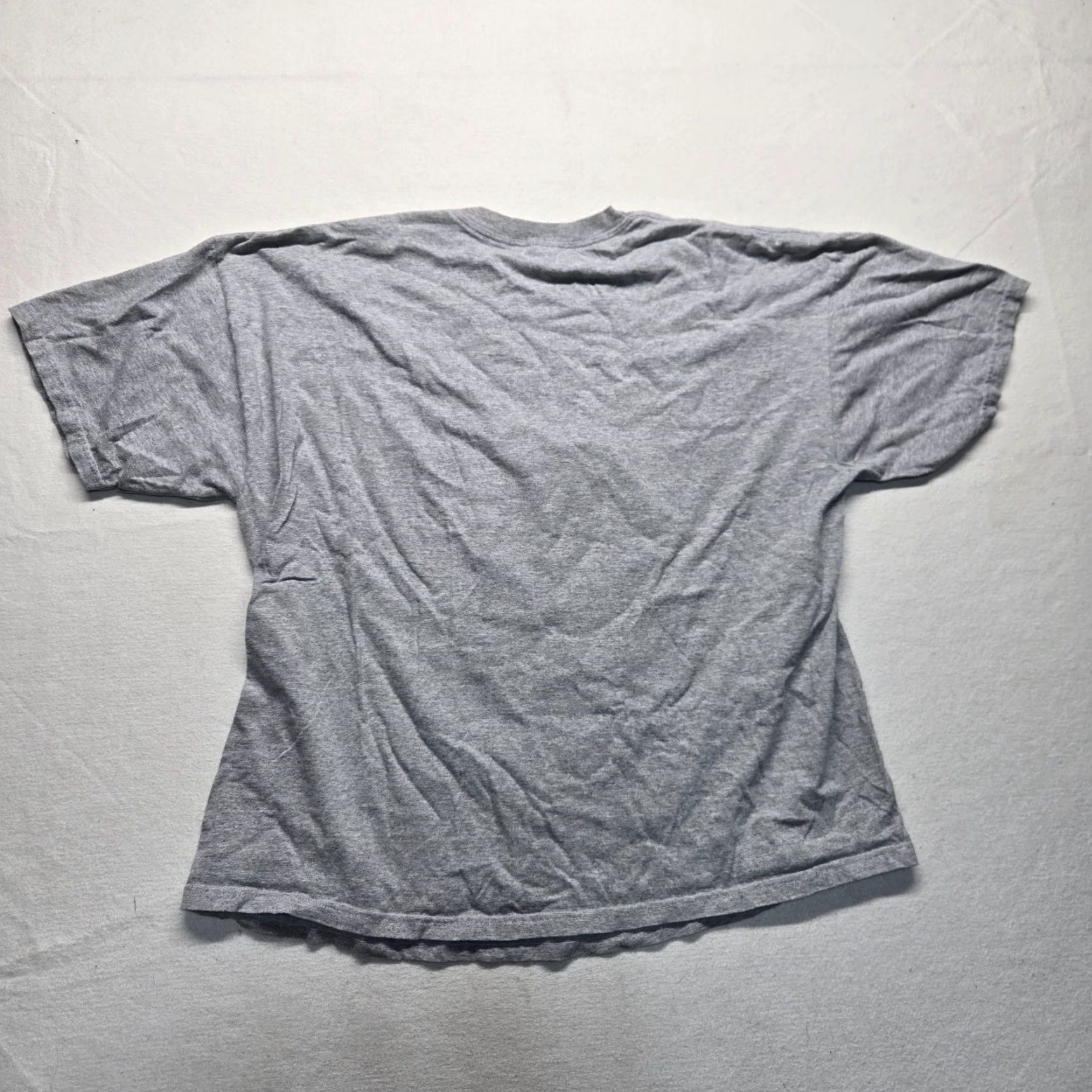 Jerzees Wisconsin Badgers Football Shirt T-Shirt Adult Men 2X Gray Big & Tall Short Sleeve Tee XX2X Size US XXL / EU 58 / 5 - 7 Thumbnail