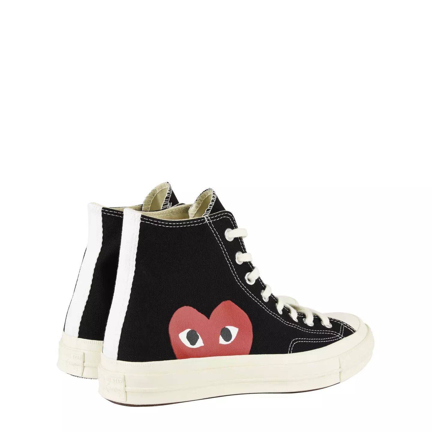 Comme des Garcons PLAY o1g2r1mq0426 Chuck Logo High Top Trainers in Black Size US 9 / EU 42 - 5 Thumbnail