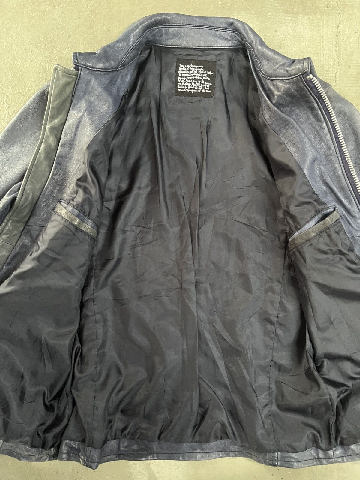 KMRii Nano Universe Archive Goat Leather Biker Jacket Punk Size US M / EU 48-50 / 2 - 17 Thumbnail