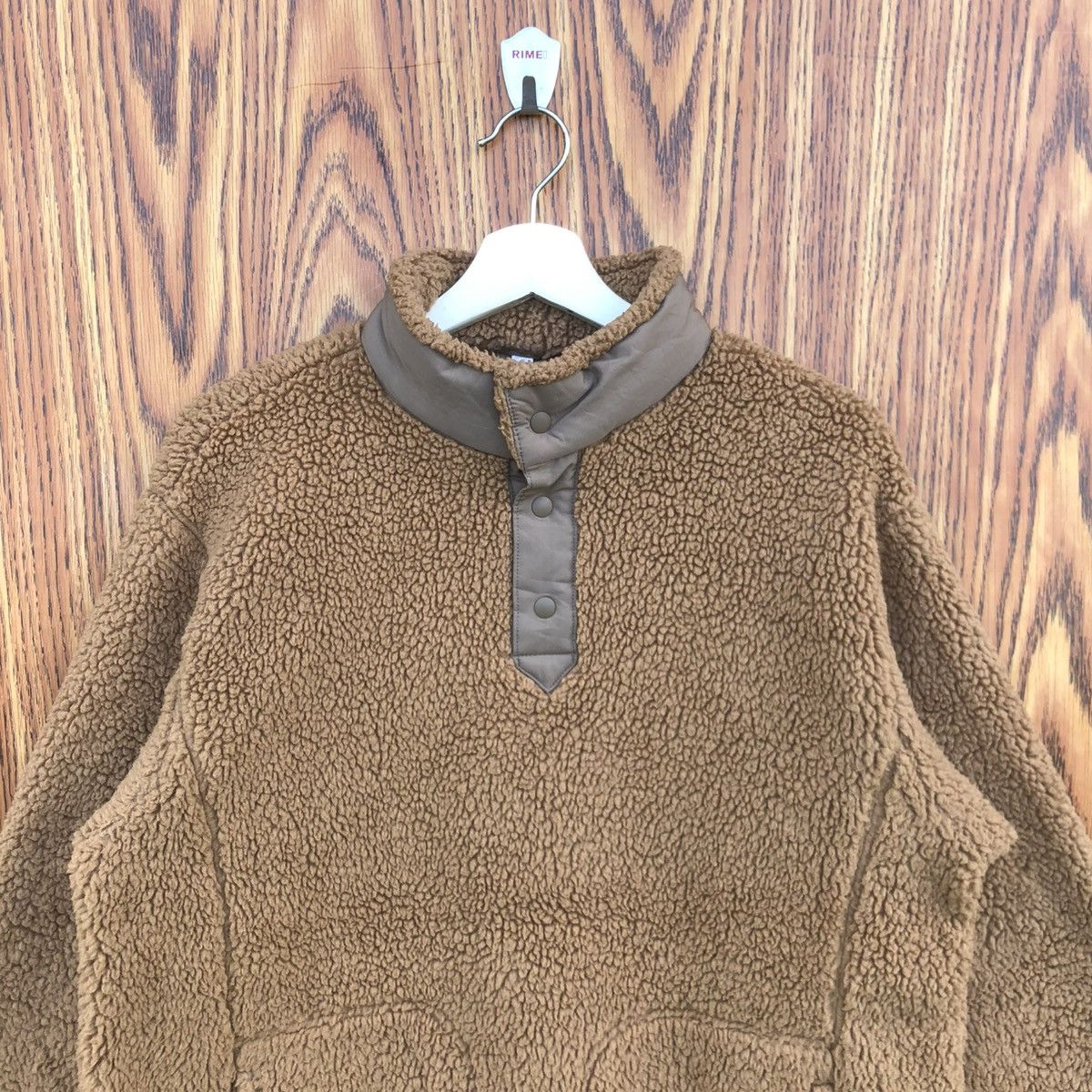 Uniqlo × White Mountaineering Vintage White Mountaineering X Uniqlo Brown Sherpa Faux Fur Size US M / EU 48-50 / 2 - 2 Thumbnail