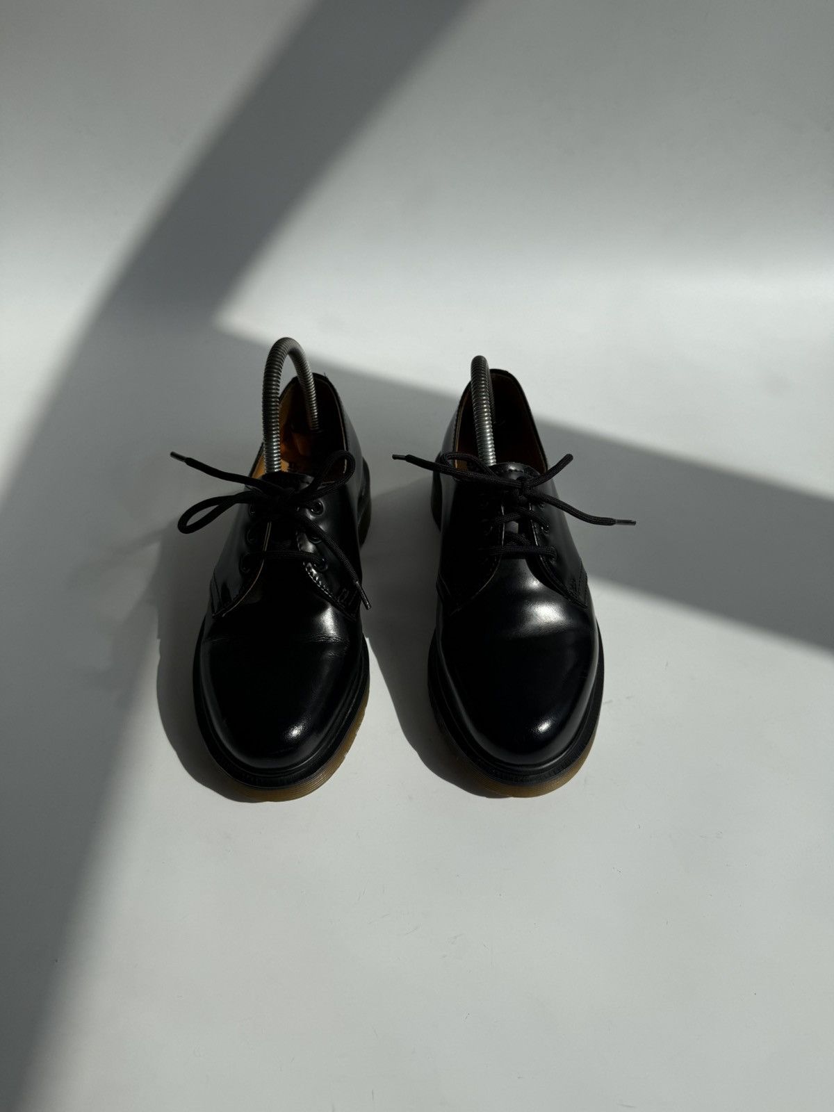 Dr. Martens Dr. Martens 1461 PW Black Smooth Leather 3-Eye Shoes Size US 6 / IT 36 - 4 Thumbnail