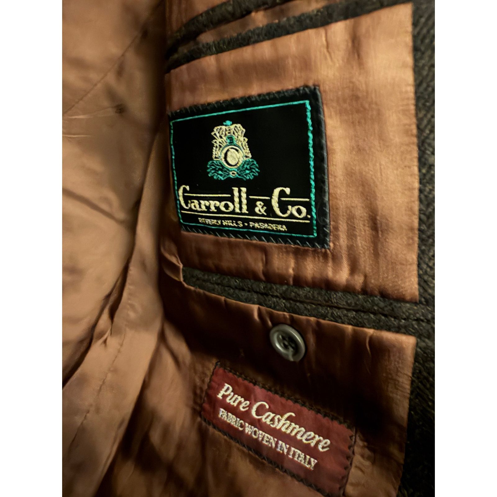 Other Carroll & Co Brown Wool-Cashmere Blend Blazer Size 40R - 6 Thumbnail
