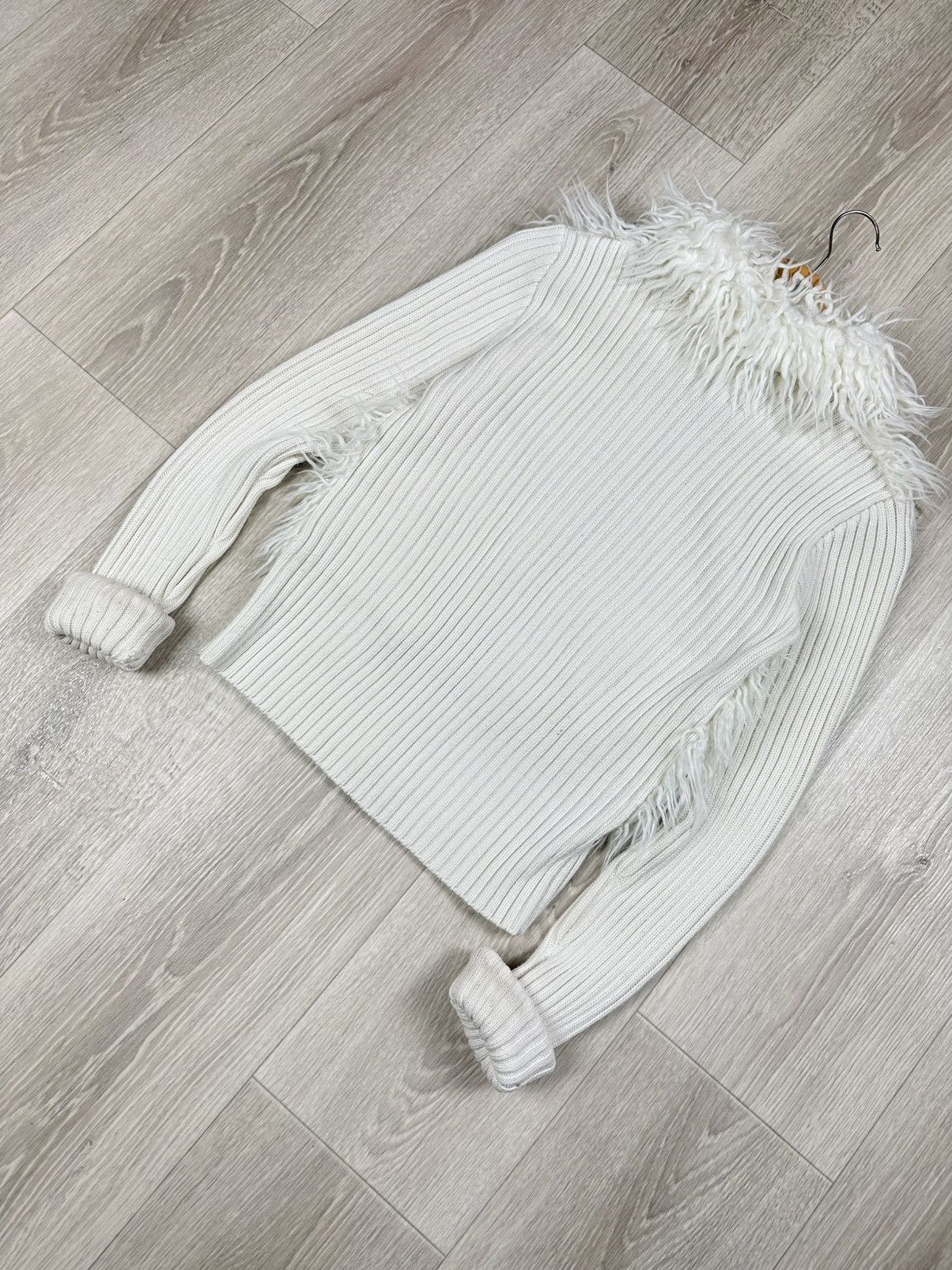 Other Japanese Fur Knit Zip Sweater LGB Style Y2K IfSixWasNine Size M / US 6-8 / IT 42-44 - 6 Thumbnail