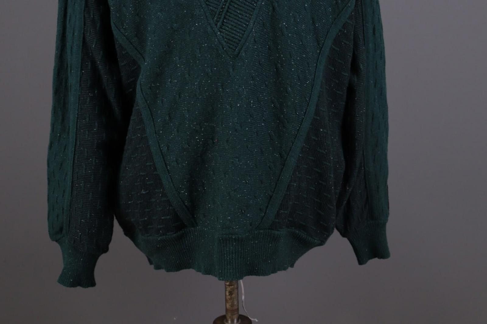 Carlo Colucci Carlo Colucci Personality Wool Green Sweater Size Size 52 Size US M / EU 48-50 / 2 - 4 Thumbnail