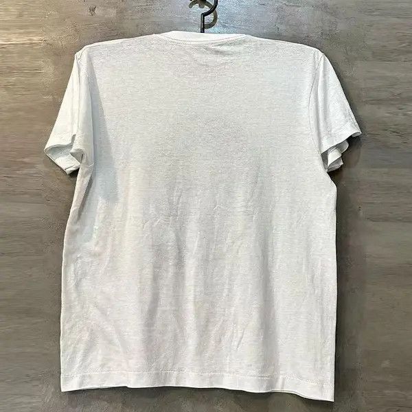 Japanese Brand Kayama x Iken White retro face pattern cotton t-shirt Size US M / EU 48-50 / 2 - 8 Thumbnail
