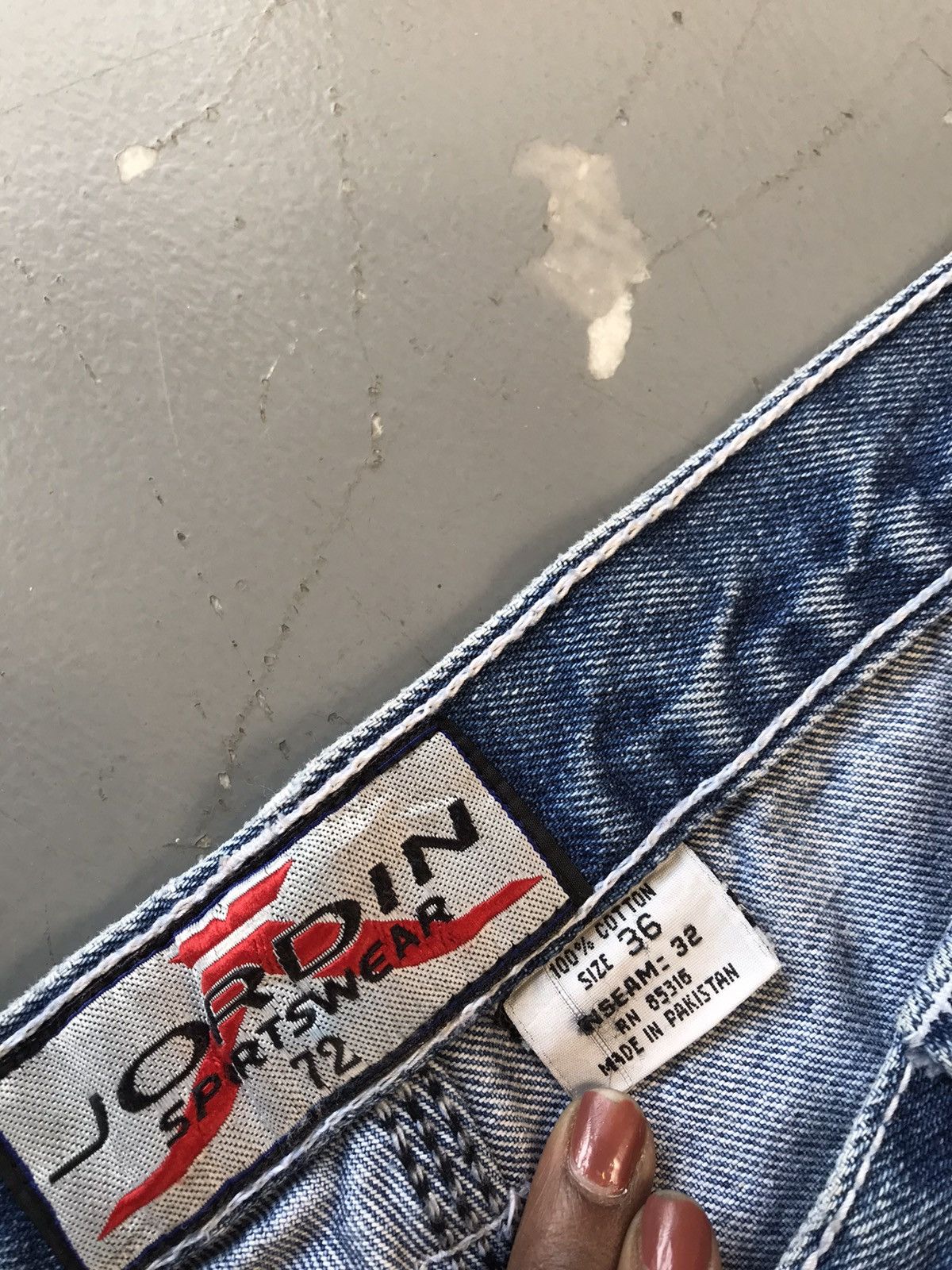 JNCO × Southpole × Vintage Vintage Jordin sportswear SpellOut logo denim Size US 32 / EU 48 - 8 Thumbnail