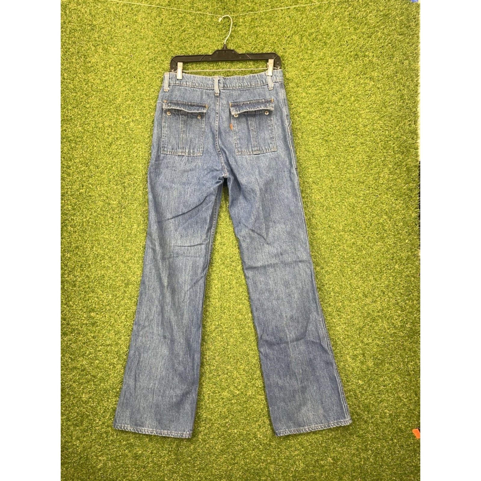 Levi's VINTAGE Levi's Bell Bottom Jeans Jeans Womens 28x33 Medium Wash 1970s Hipster Bohemian 90s Mens Girls? Size 34" / US 12 / IT 48 - 2 Thumbnail