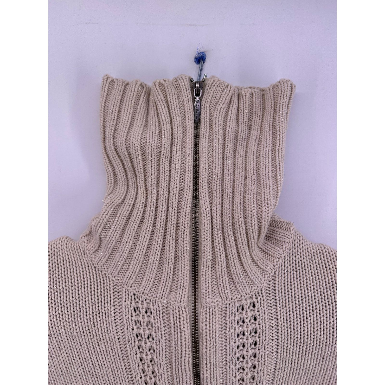 Harley Davidson Harley Davidson Shawl Neck Sweater Biker Size M Off White Size M / US 6-8 / IT 42-44 - 5 Thumbnail