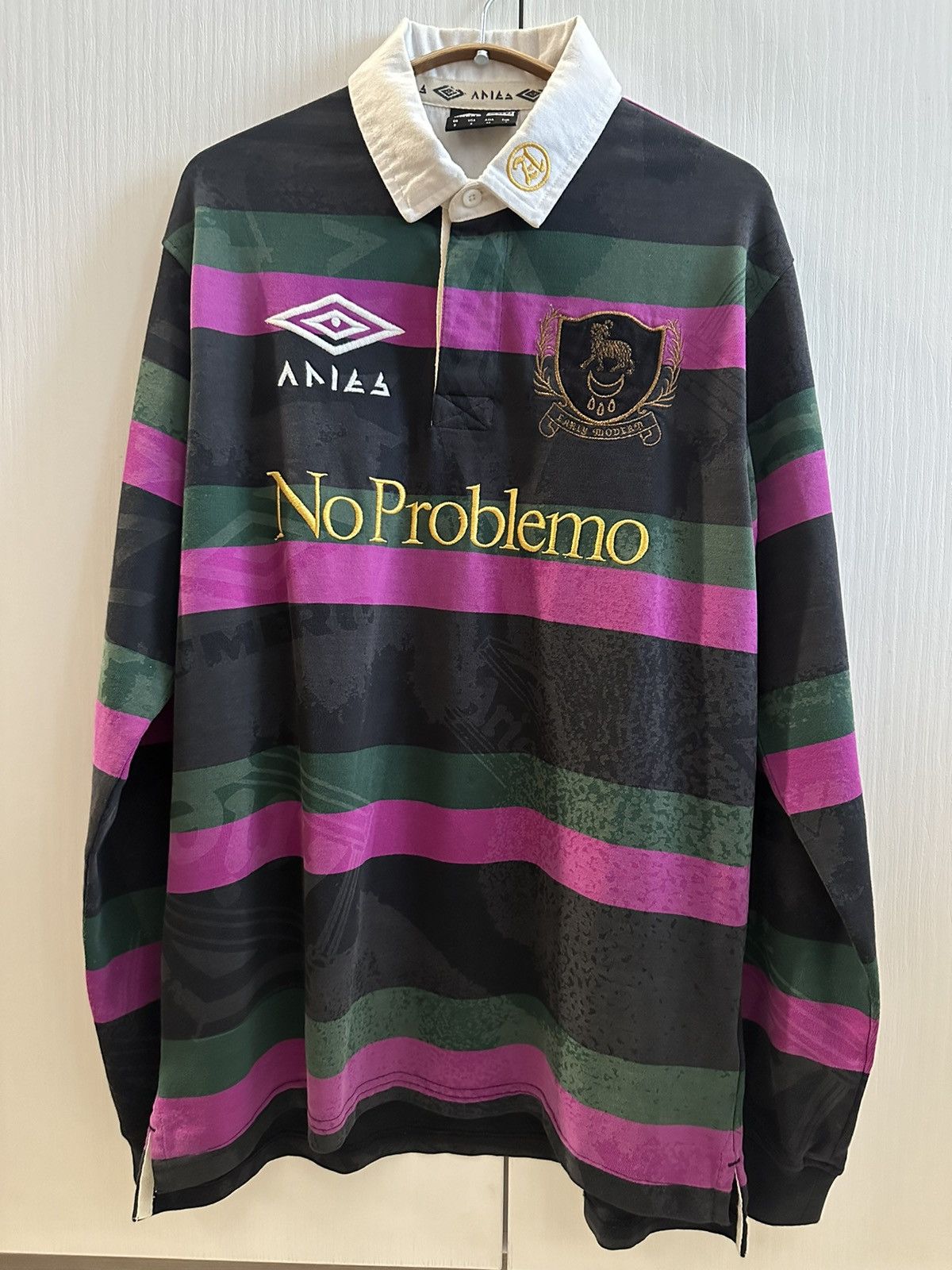 Aries × Umbro Aries Arise X Umbro Polo Rugby Shirt Size US S / EU 44-46 / 1 - 3 Thumbnail