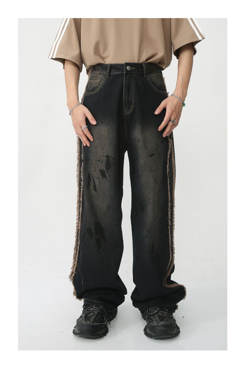 Japanese Brand Japanese retro casual loose tie-dye jeans Size US 32 / EU 48 - 1 Thumbnail