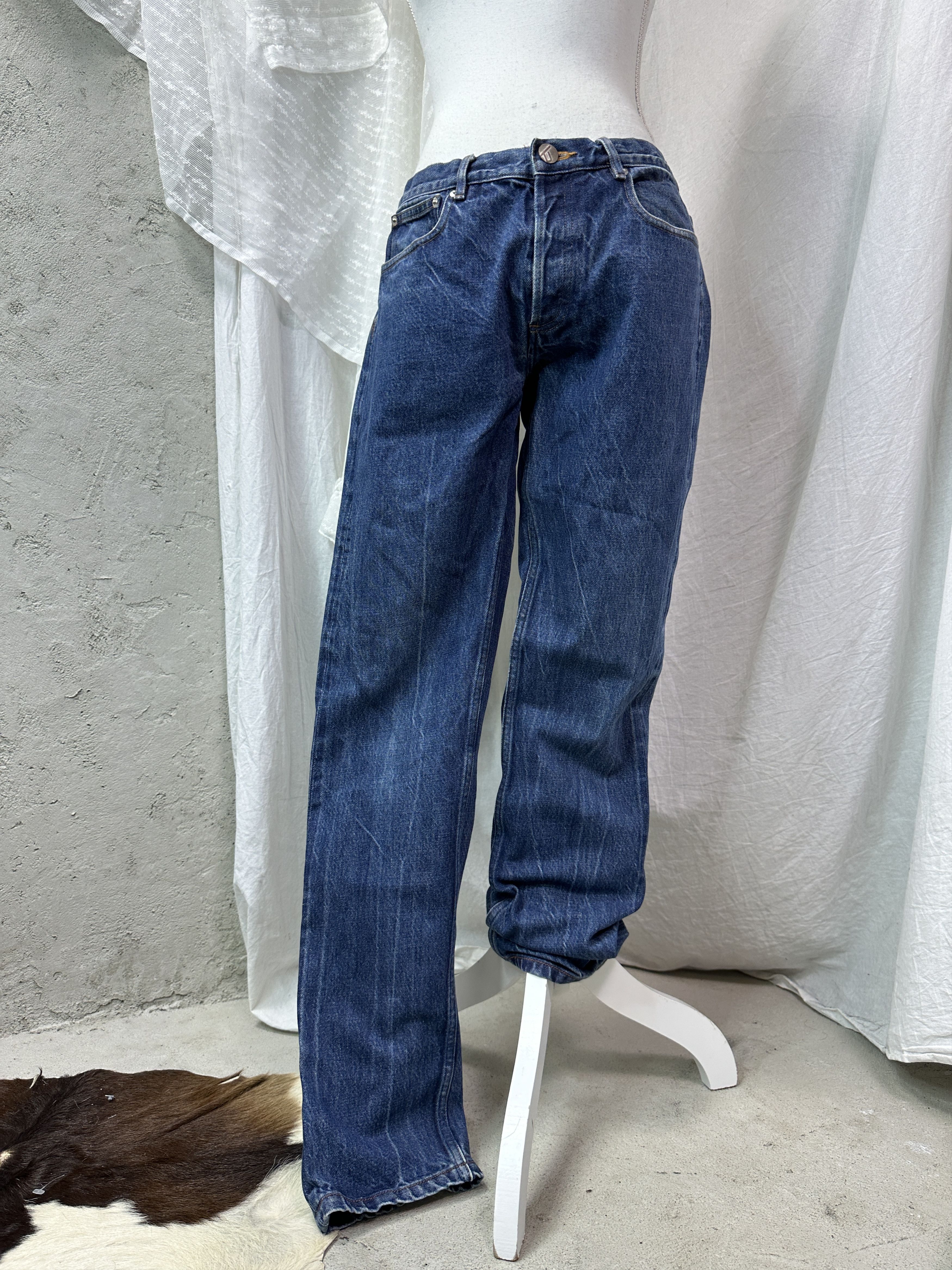 A.P.C. Vintage Streetwear APC Selvedge Denim Jeans Y2K Size 32" / US 10 / IT 46 - 1 Thumbnail