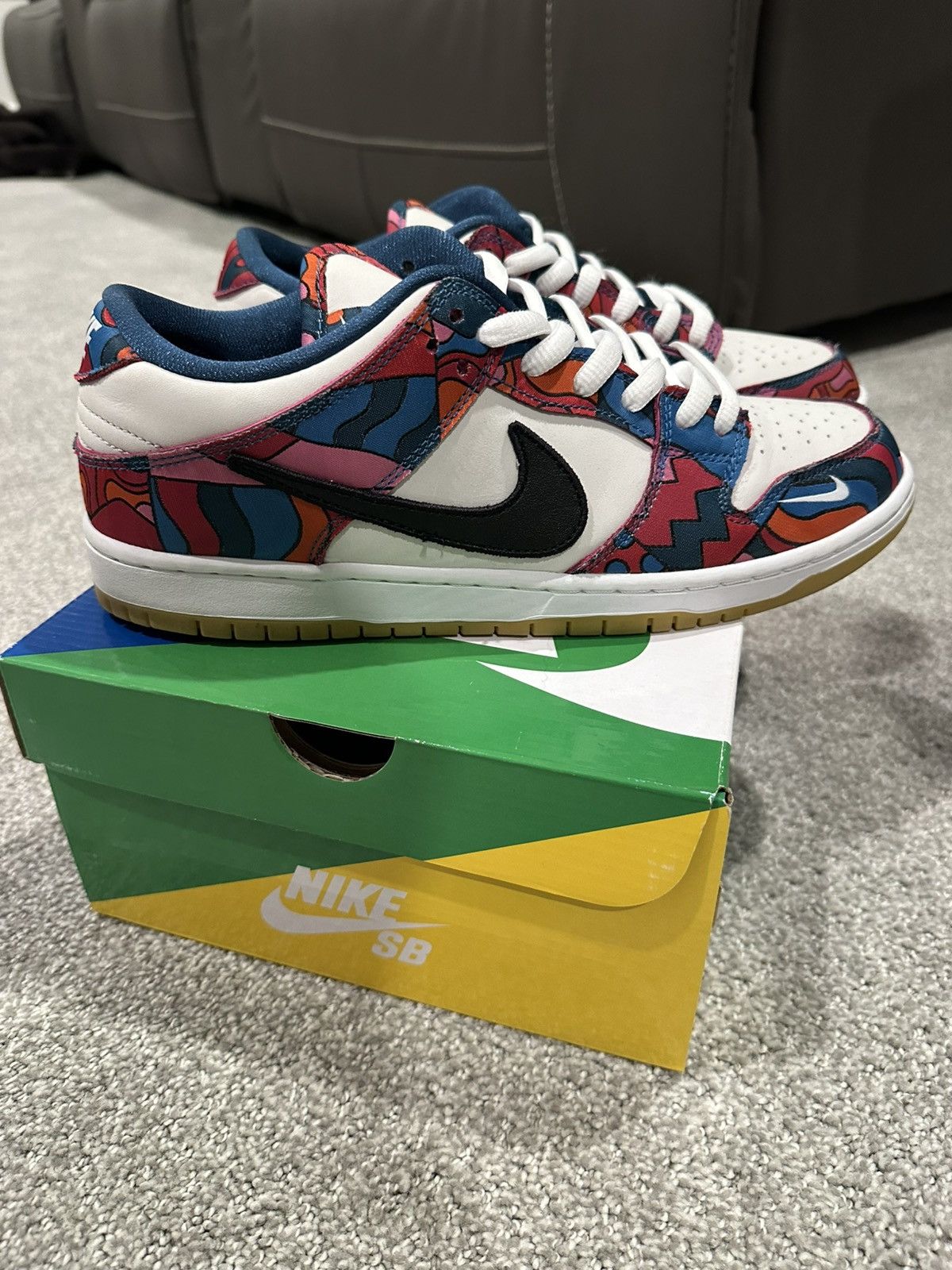 Nike SB Dunk Low Pro Parra Abstract Art Size US 10.5 / EU 43-44 - 1 Thumbnail