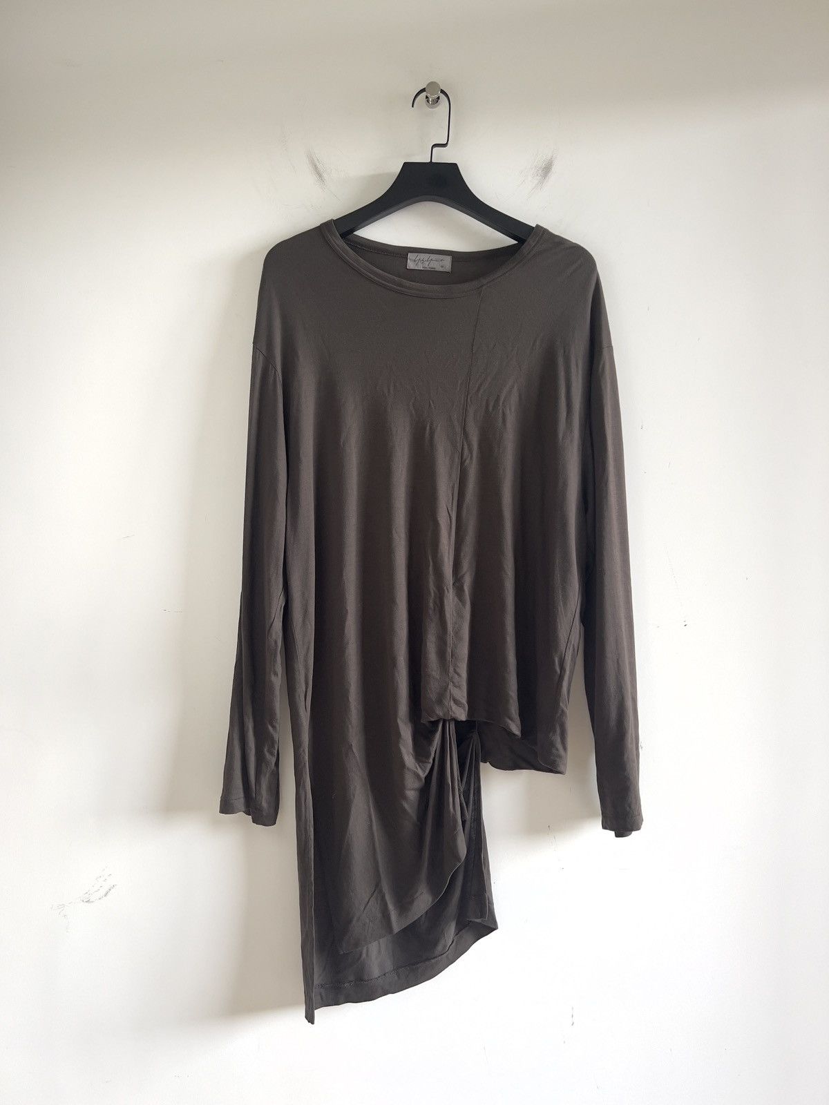 Yohji Yamamoto Pour Homme - Tencel ASYMMETRY LONG SLEEVE T