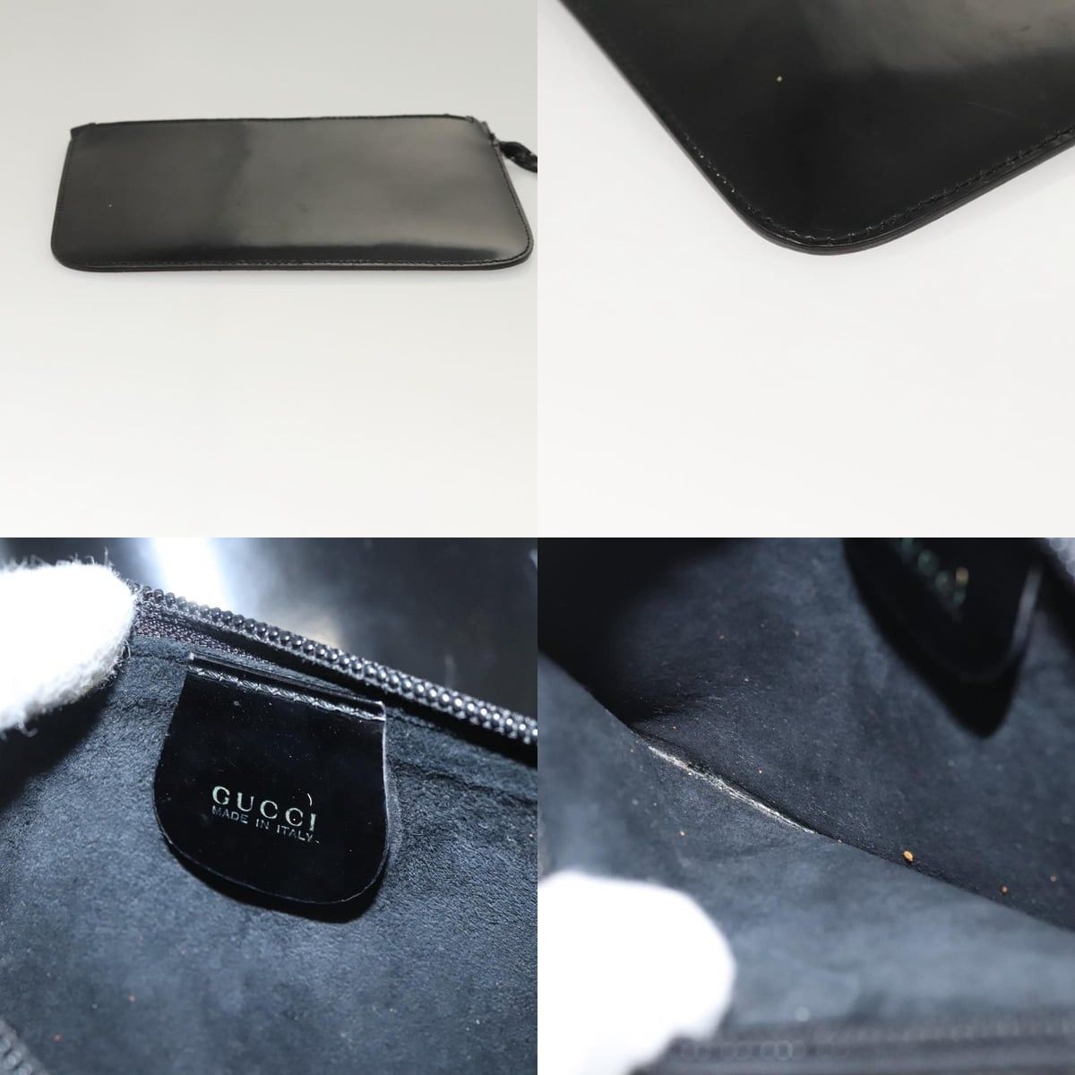 Gucci GUCCI Shoulder Bag Enamel Black 000 2058 0559 0 Size ONE SIZE - 13 Thumbnail