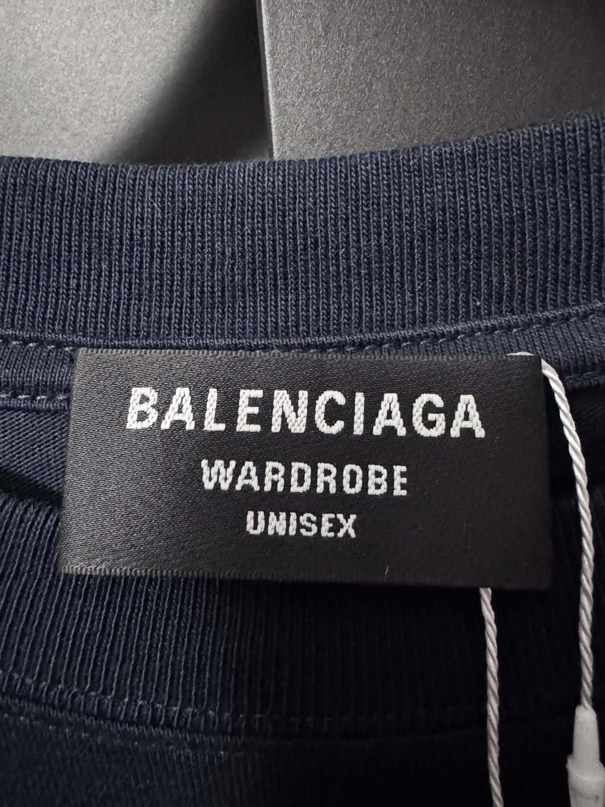 Balenciaga Balenciaga Sporty B Crest T-Shirt Navy — BLUELLE🌊 Size US XS / EU 42 / 0 - 4 Thumbnail