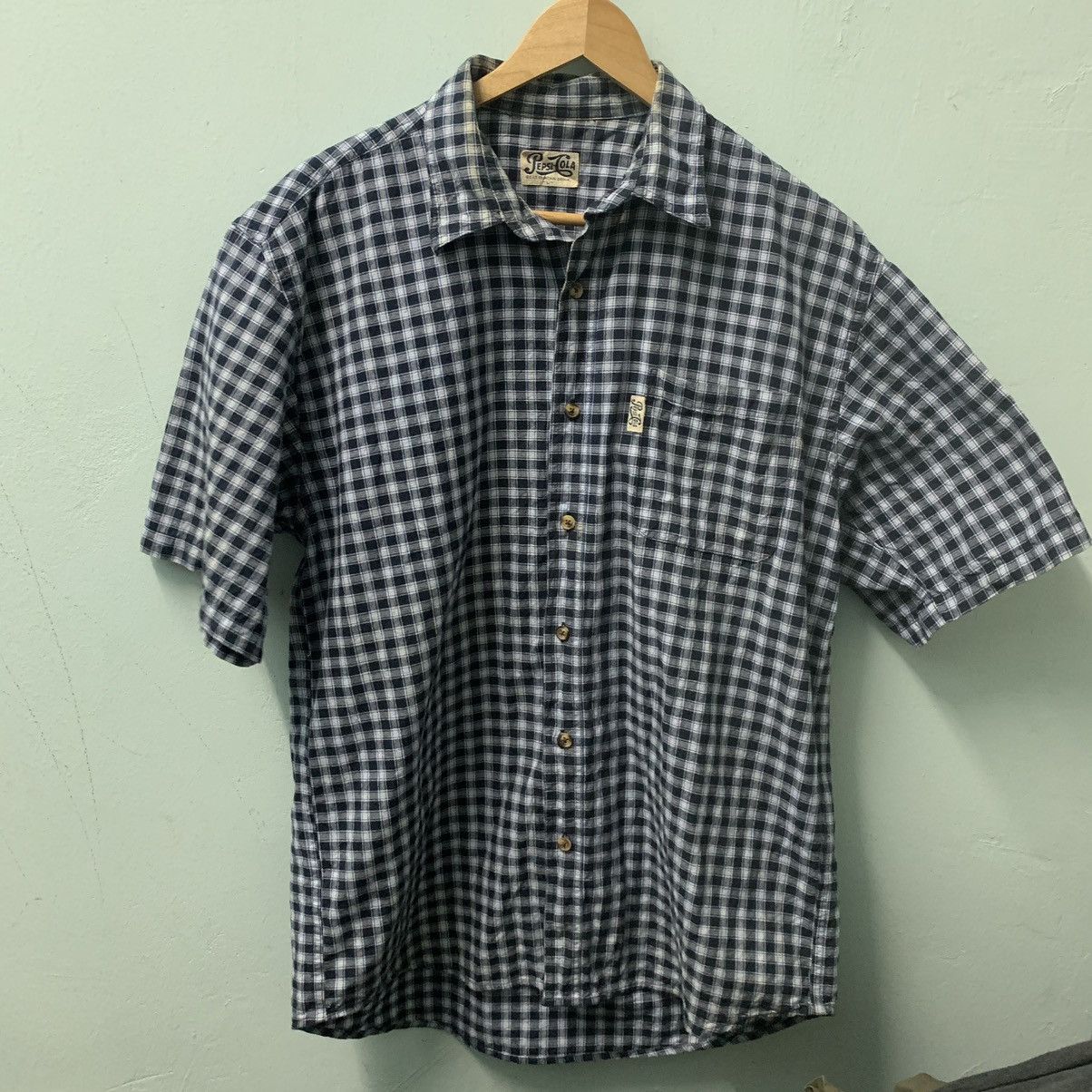 Flannel × Vintage Pepsicola single pocket short sleeve Size US L / EU 52-54 / 3 - 1 Thumbnail