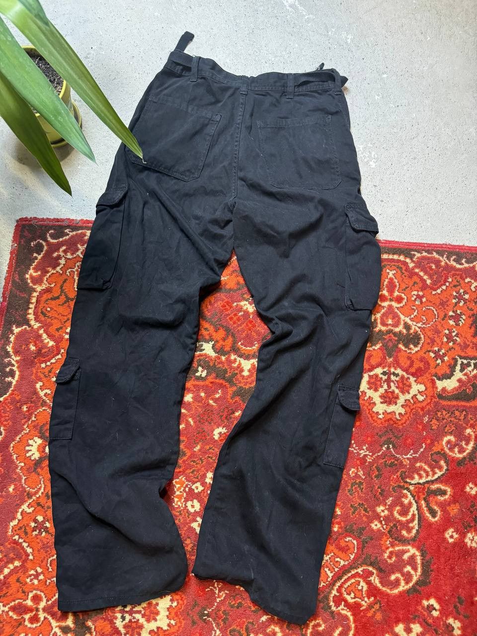 Vintage Vintage Y2K Stradivarius cargo avant garde pants Size 28" / US 6 / IT 42 - 8 Thumbnail