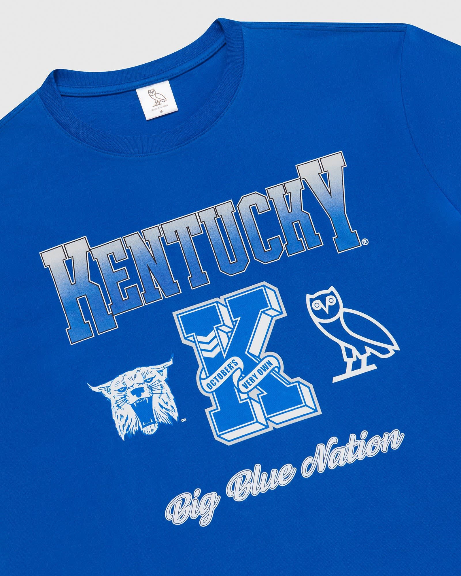 NCAA × October's Very Own OVO x NCAA KENTUCKY WILDCATS T-SHIRT TEE brand new with tags Size US M / EU 48-50 / 2 - 9 Thumbnail