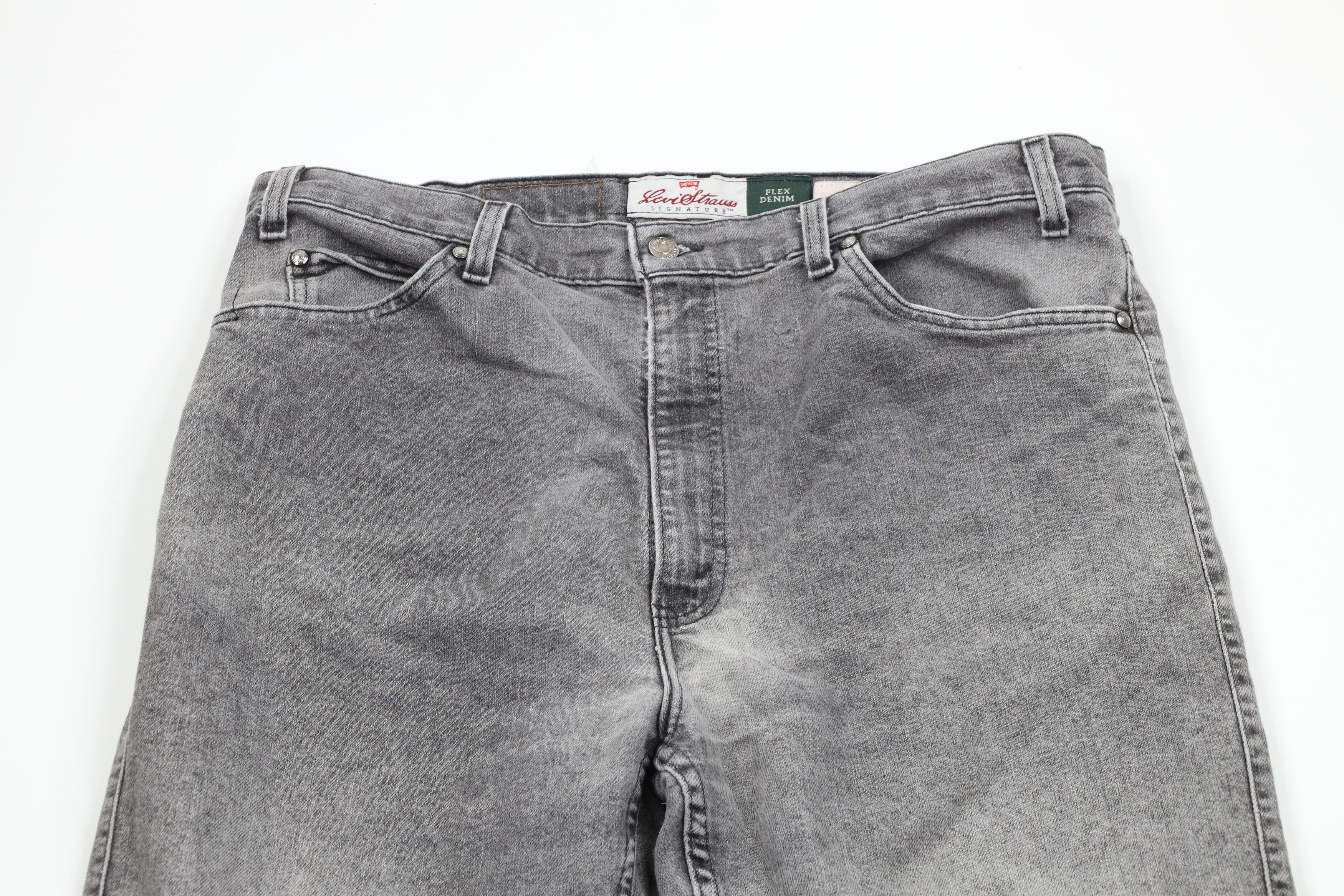 Levi's × Vintage Vintage 90s Levis 540 Flex Relaxed Fit Denim Jeans Gray Size US 36 / EU 52 - 2 Thumbnail
