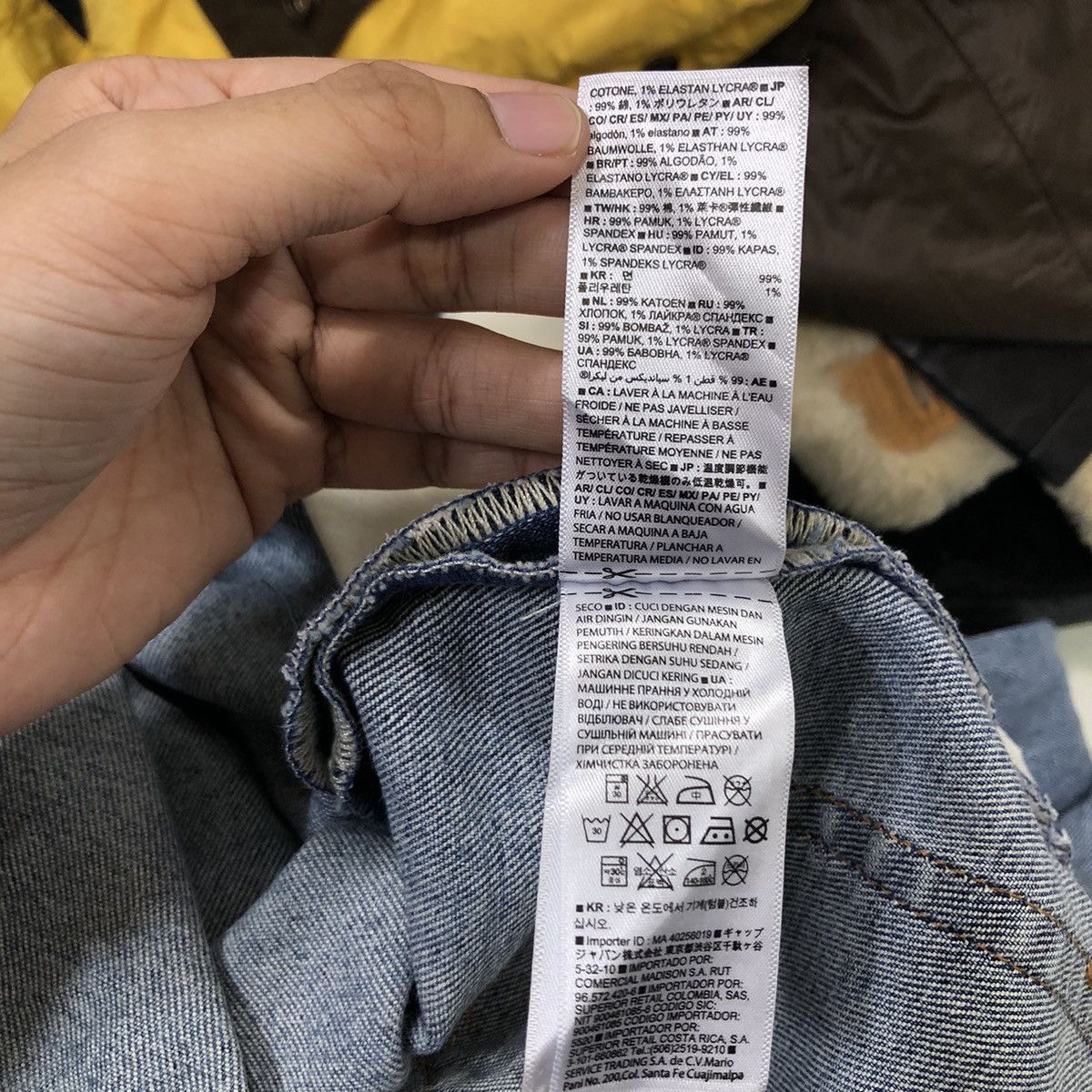 Japanese Brand 🔥90’s Rare Distressed Denim Jeans Vintage Gap 1969 Japan Size US 34 / EU 50 - 17 Thumbnail