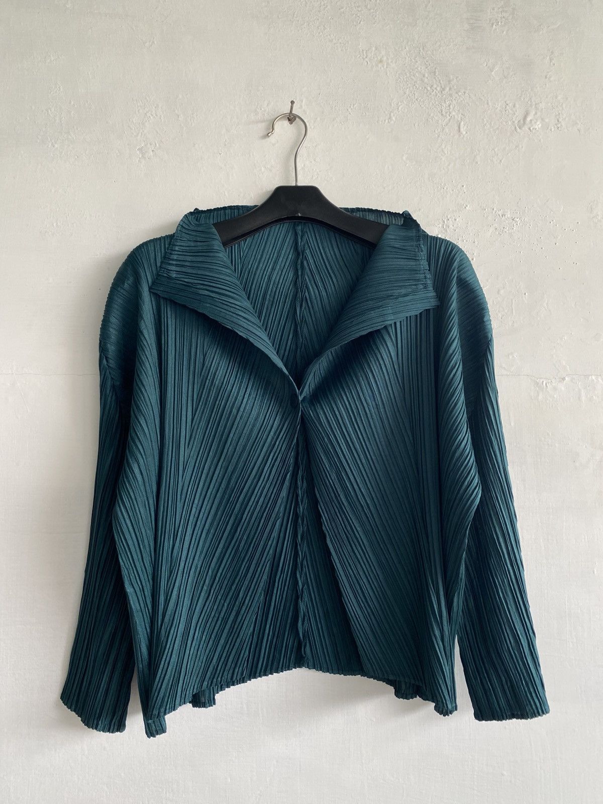 Pleats Please Issey Miyake Pleats Please by Issey Miyake Turquoise Outer Size M / US 6-8 / IT 42-44 - 1 Thumbnail