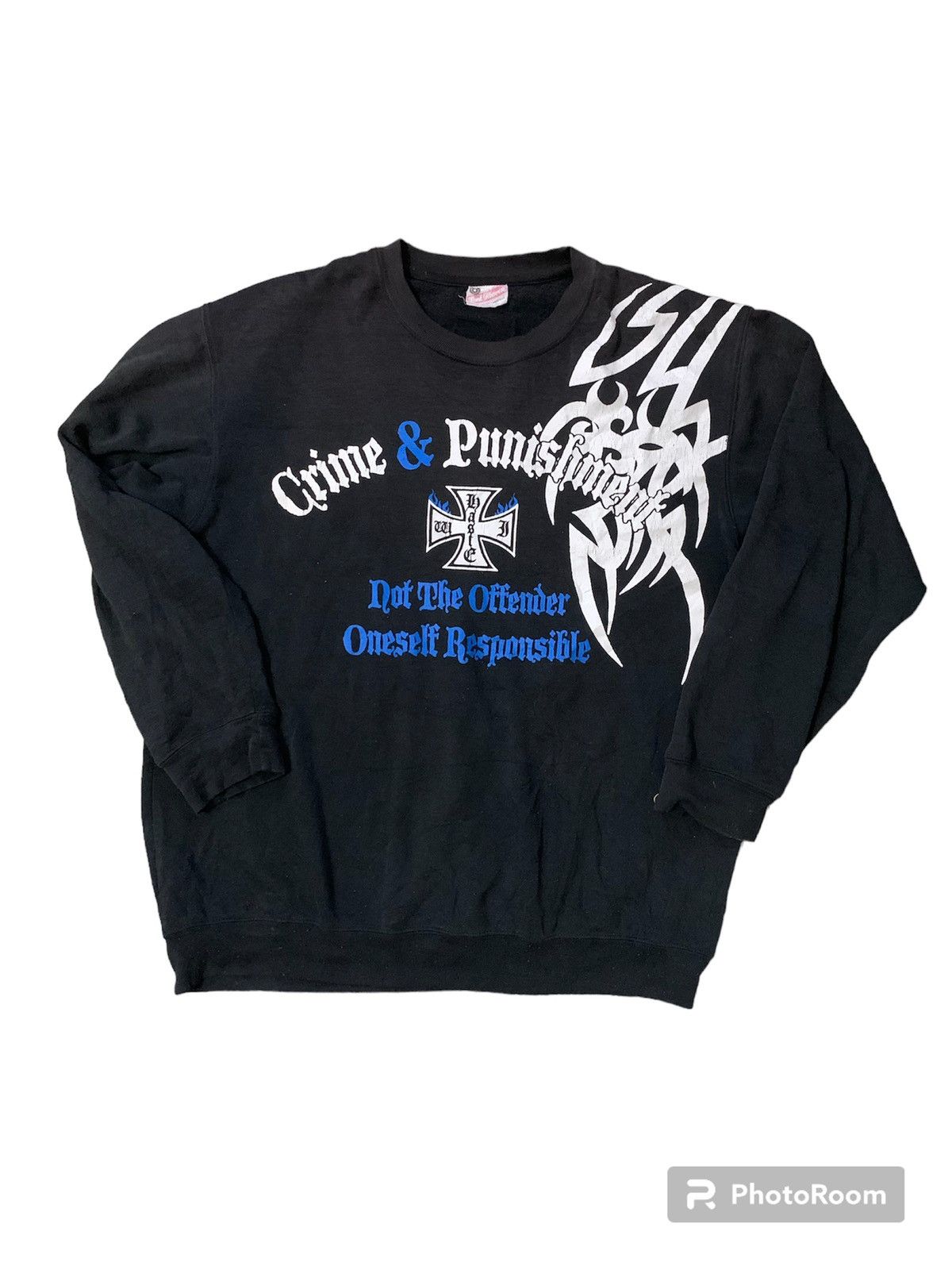 Dogtown Dogtown Crime And Punishment Nice Graphic Sweatshirt Size US XL / EU 56 / 4 - 1 Thumbnail