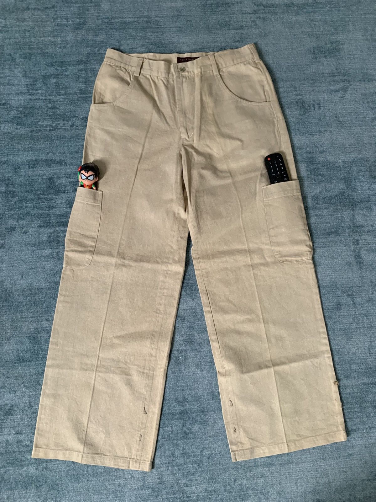 KEITAMARUYAMA 🔥KEITA MURUYAMA TOKYO PARIS BAGGY CARGO PANT Size US 32 / EU 48 - 1 Thumbnail