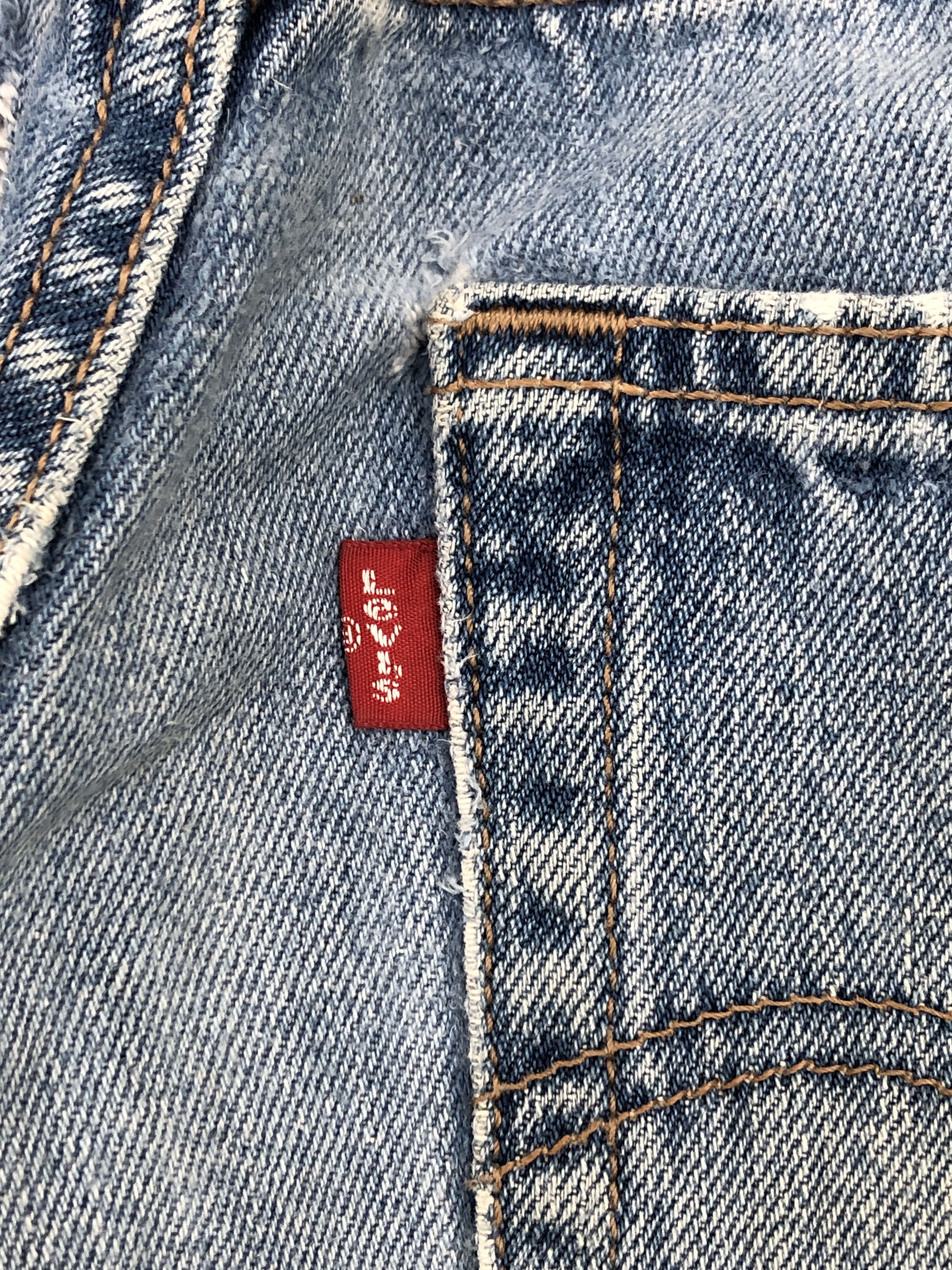 Levi's × Vintage Vintage 90s Levis 501 Light Blue Washed Jeans Size US 28 / EU 44 - 16 Thumbnail