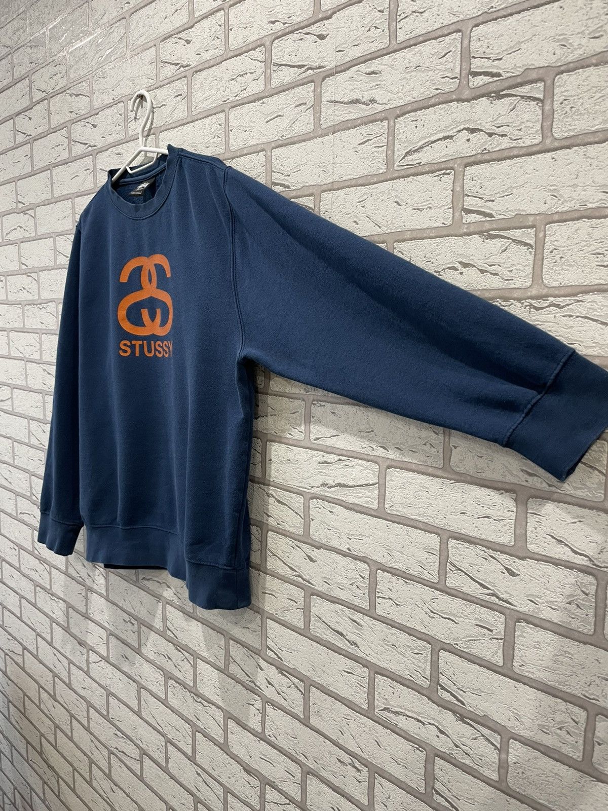 Stussy × Vintage Vintage Stussy Made in USA Sweatshirt Pullover Big Logo Size US M / EU 48-50 / 2 - 8 Thumbnail