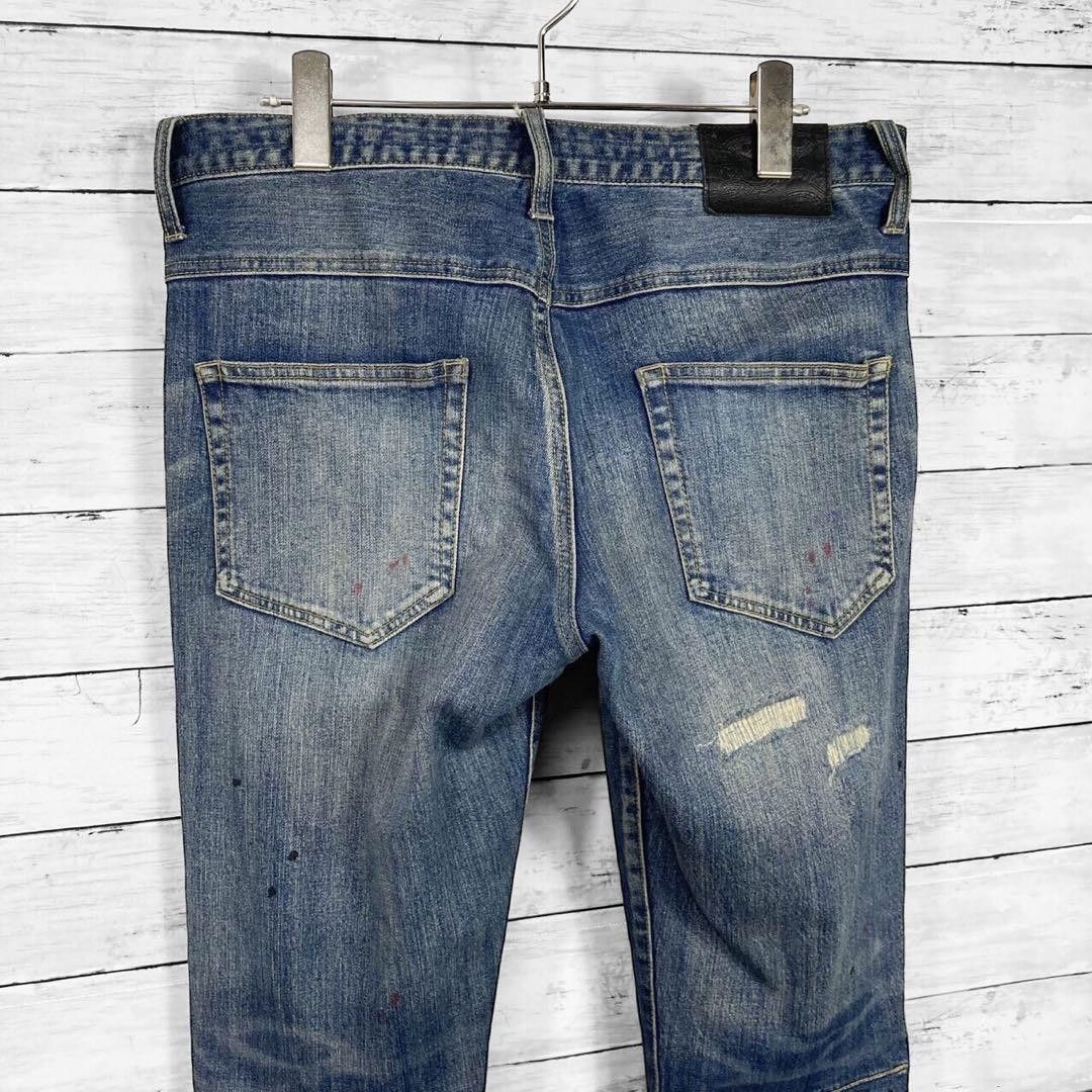 Number (N)ine Number Nine Loveless Heavy Distressed Denim Jeans Size US 31 - 5 Thumbnail