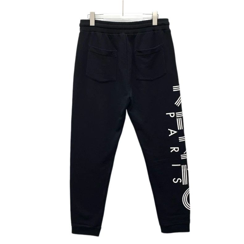Kenzo KENZO sizeM Black logo letter printed cotton casual trouser Size 25" / US 0 / IT 36 - 2 Thumbnail