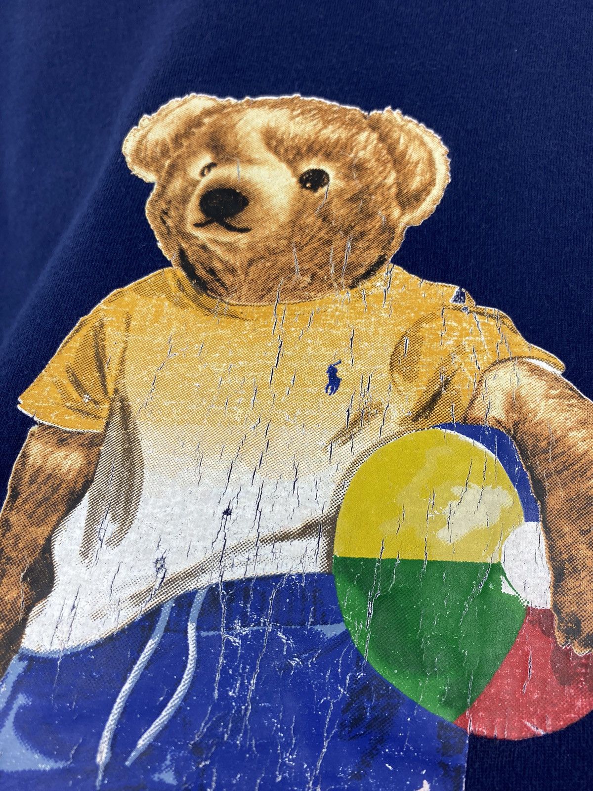 Ralph Lauren Polo Bear Ralph Lauren T Shirt Big Logo Y2K Tee Size US XXL / EU 58 / 5 - 4 Thumbnail