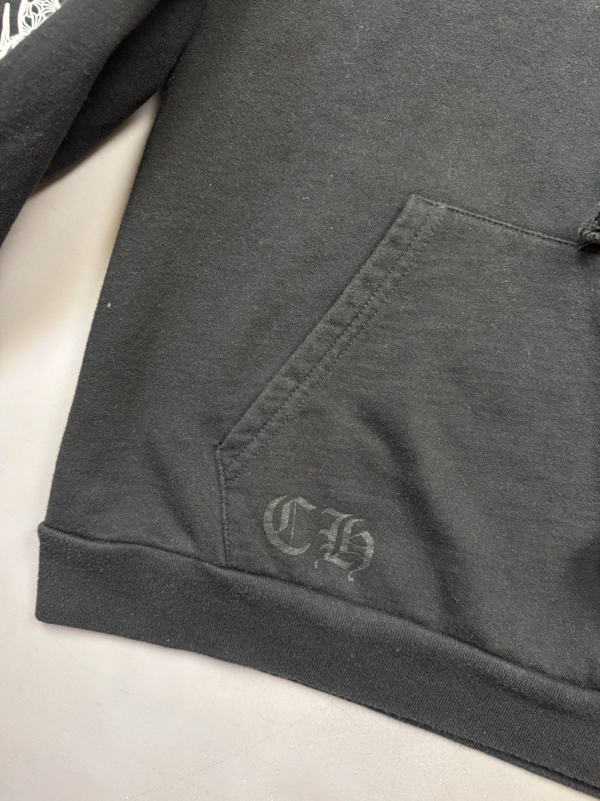 Chrome Hearts Chrome Hearts Flame Sleeve Hoodie(Black/L) Size US L / EU 52-54 / 3 - 8 Thumbnail