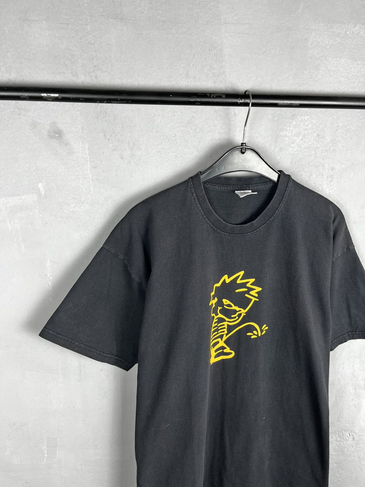 Band Tees × Vintage Vintage Hanes Piss Boy Tee Shirt Size US XL / EU 56 / 4 - 3 Thumbnail