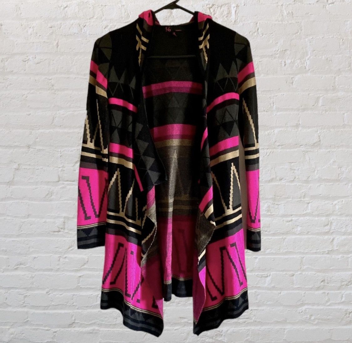 Other HOODED OPEN FRONT DRAPED SWEATER CARDIGAN Size M / US 6-8 / IT 42-44 - 1 Thumbnail