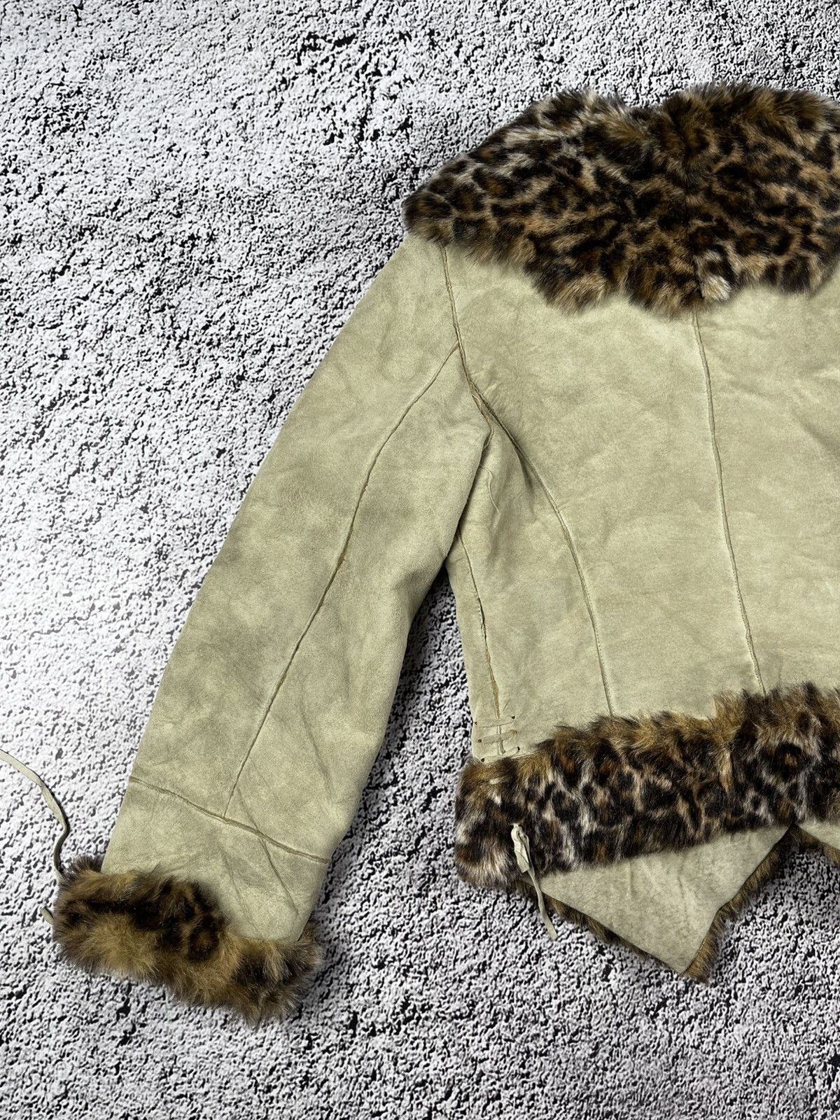 Leather Vintage real leather shearling sheepskins coat jacket Size XS / US 0-2 / IT 36-38 - 8 Thumbnail