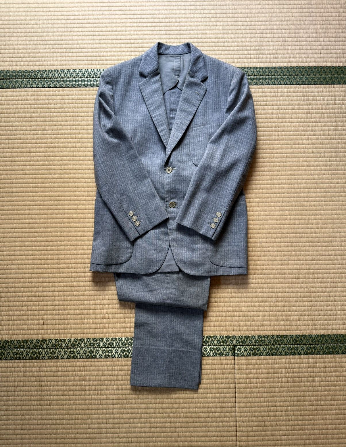 Other Spring&Summer Japanese NIKKE REFINETEX Wool Suit Size 36R - 2 Thumbnail